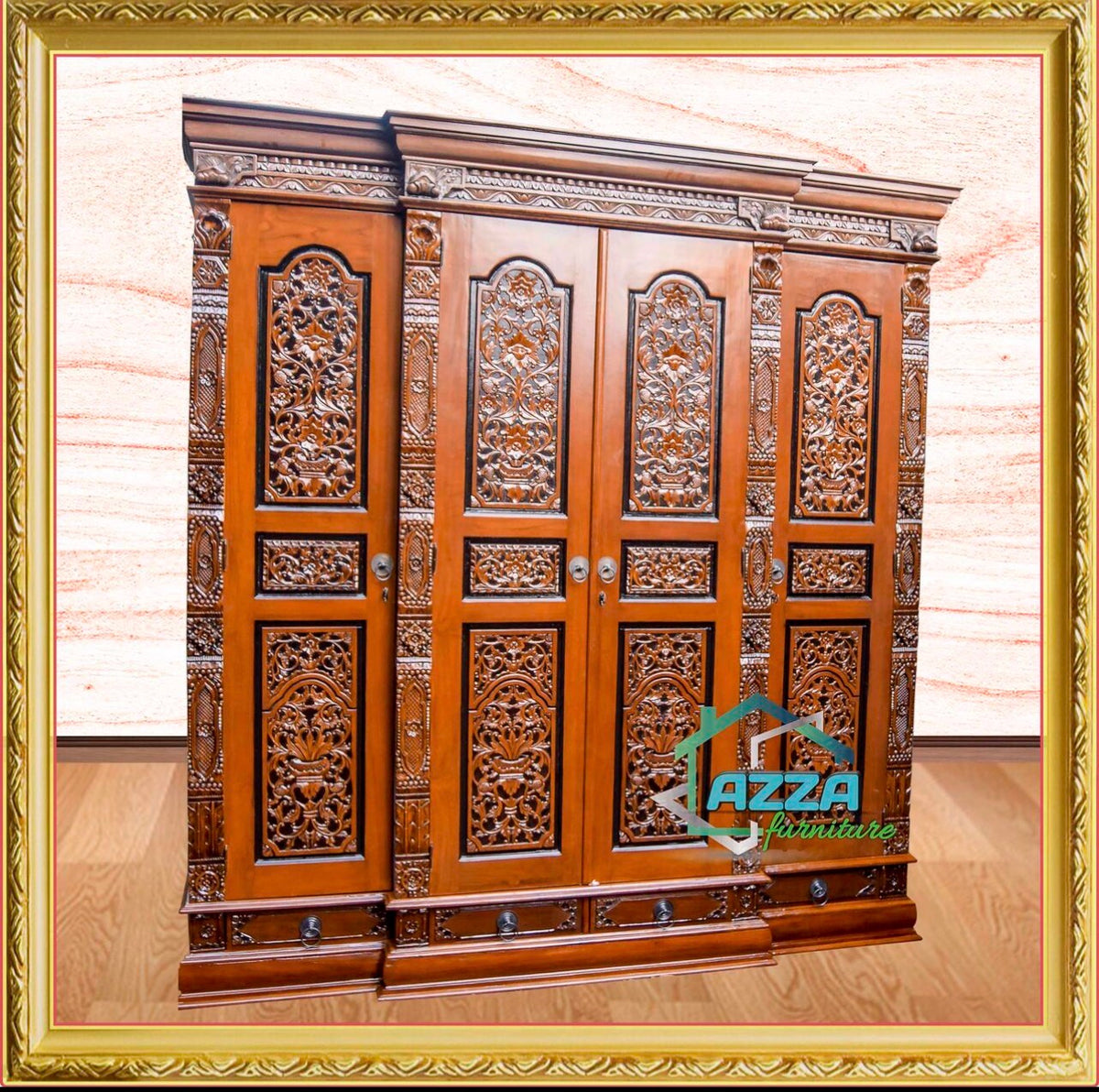 Indonesian teakwood carvings collection
