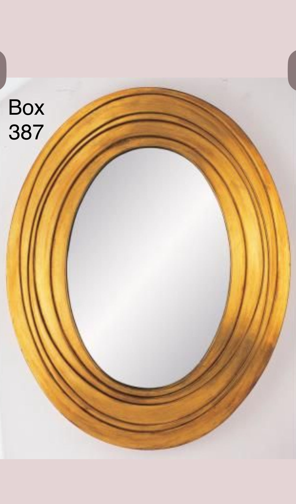 OK Lighting Golden Ripple Accent MirrorModern Home Decor
OK Lighting - Item #OK-4211MR