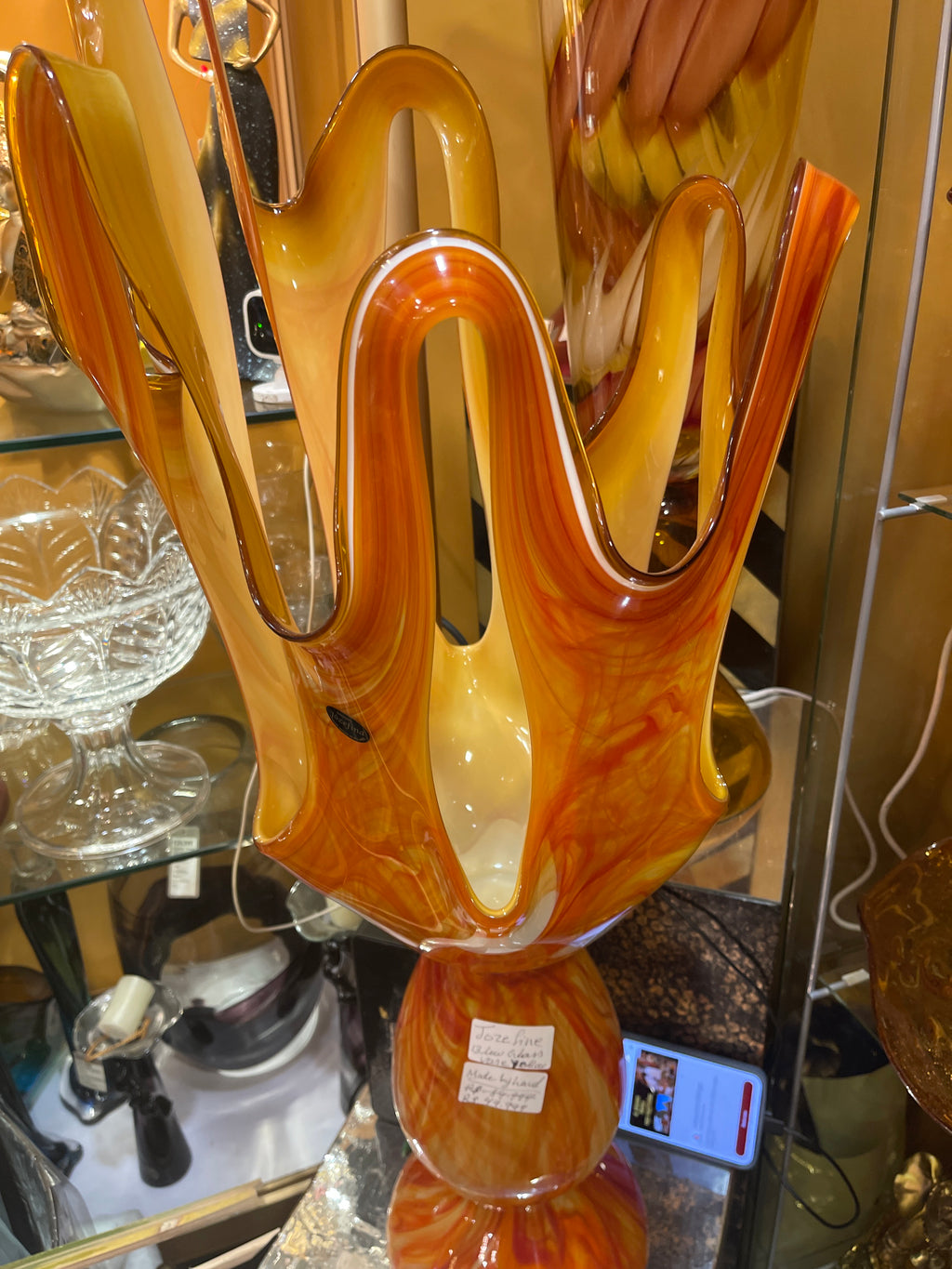 Jozefina Geyser 47E Modern Glass Vase