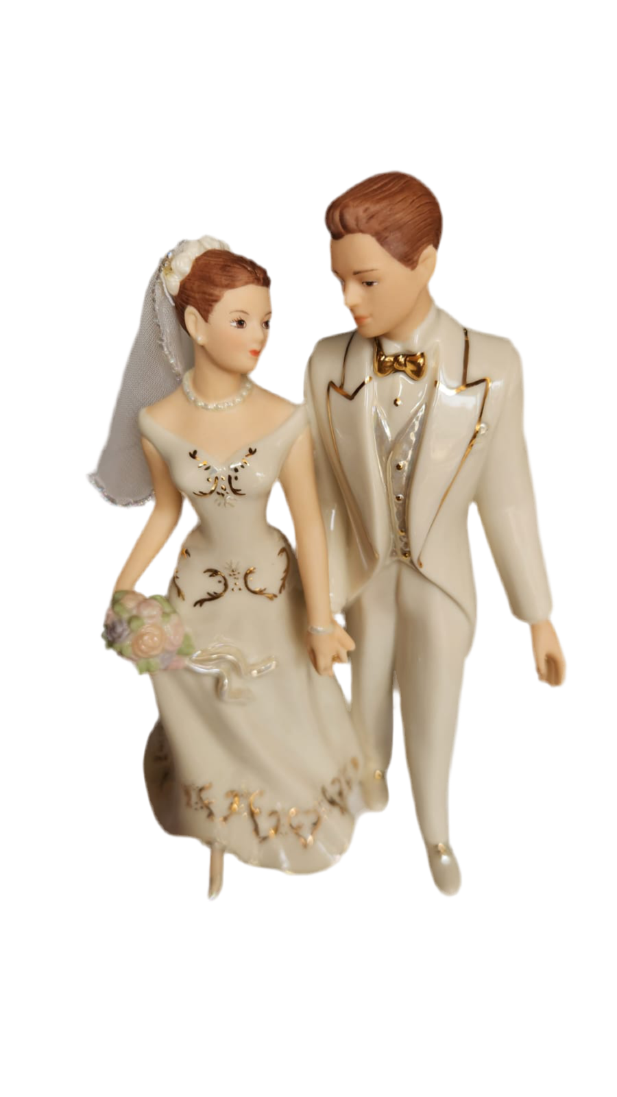 Lenox Wedding Bride And Groom Married Couple Figurine Cake Topper #826402