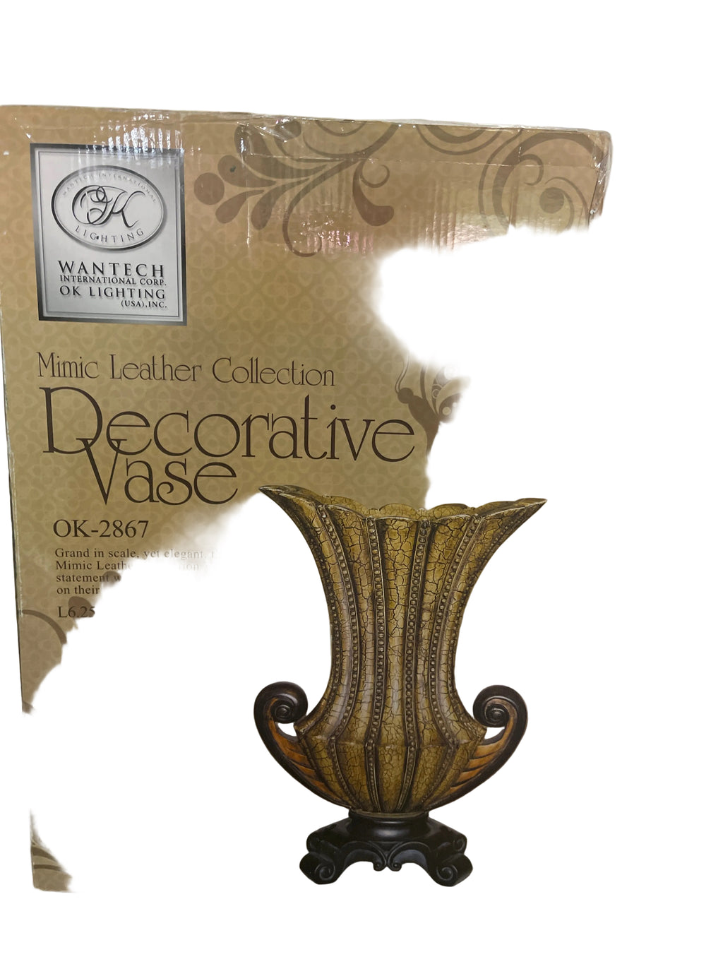 Mimic Leather Collection Flower Vase