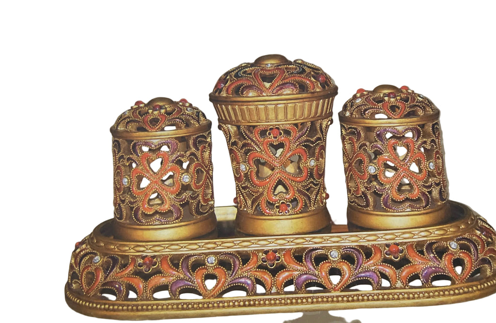 Baroque style canister