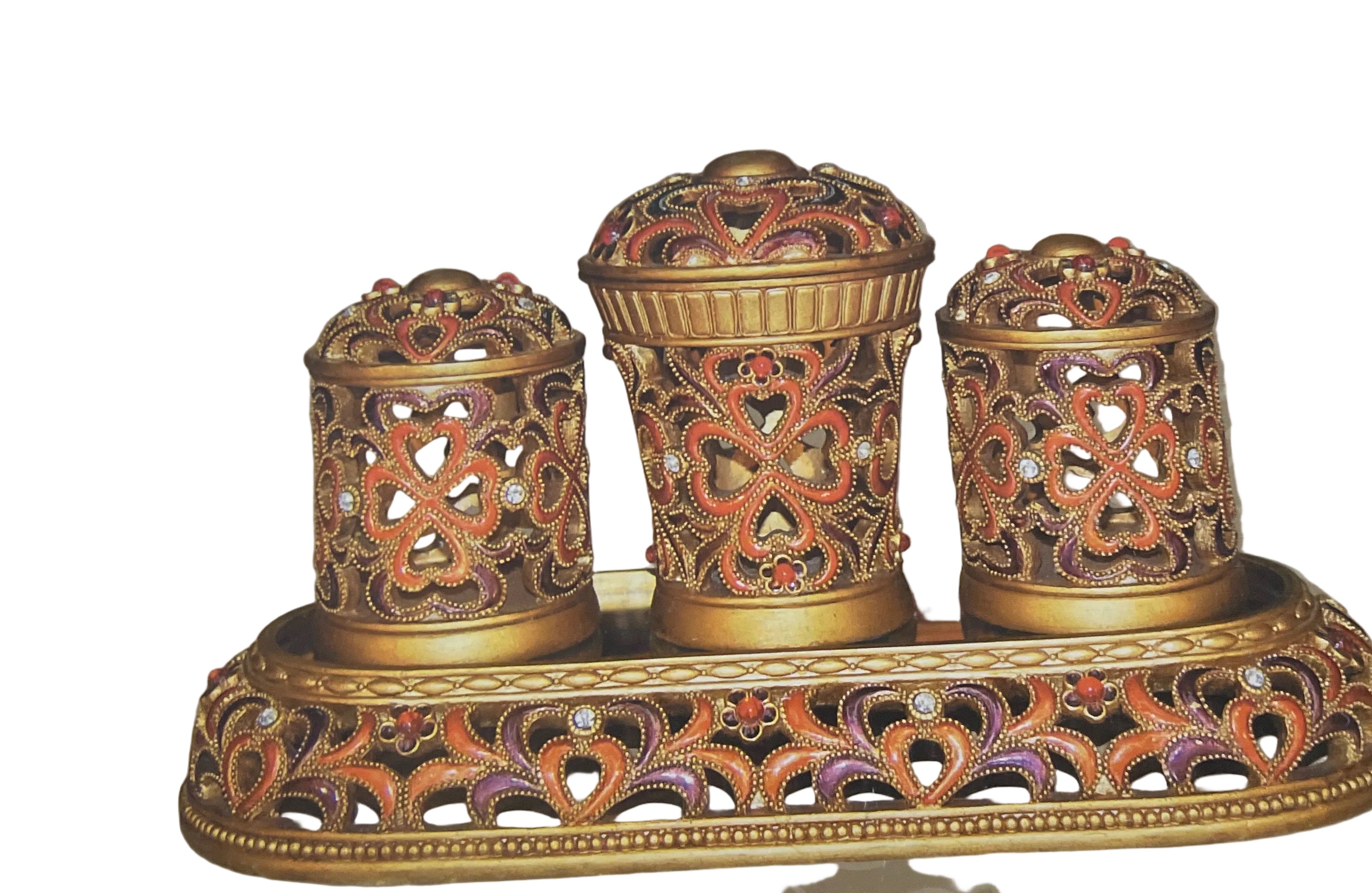 Baroque style canister