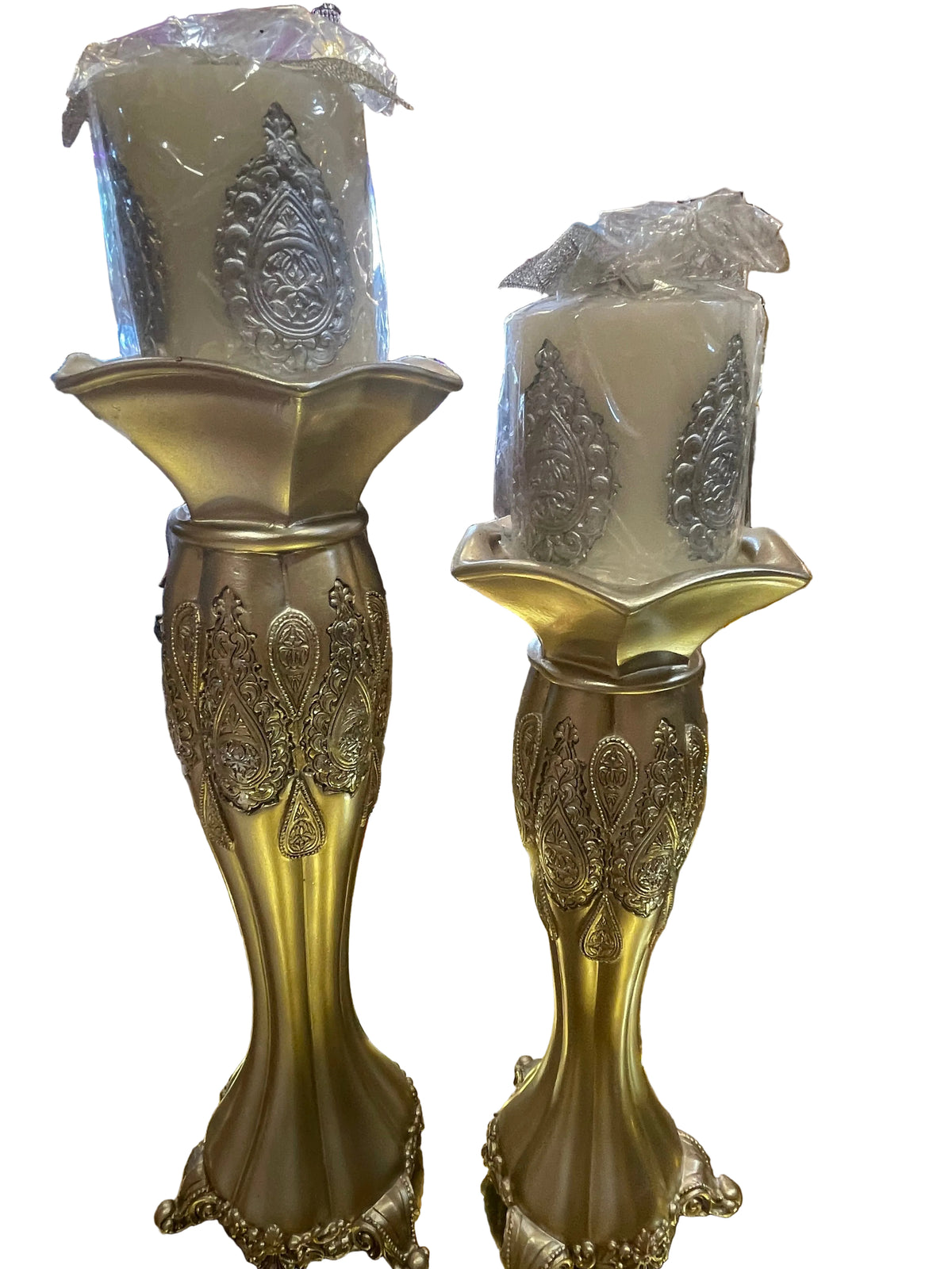 Ok Lighting champagne candle holder