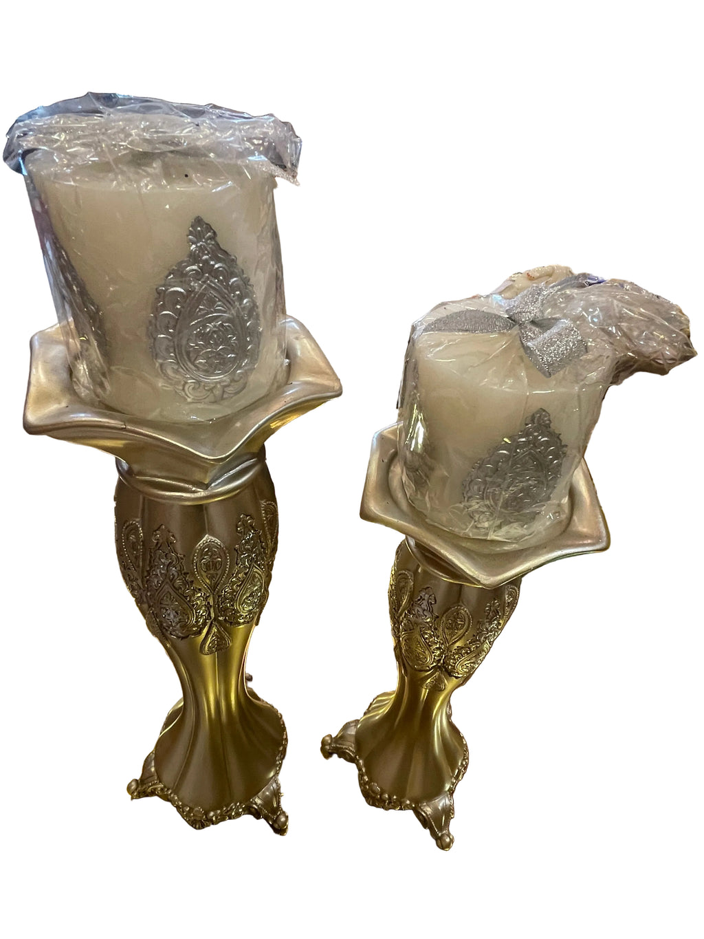 Ok Lighting champagne candle holder