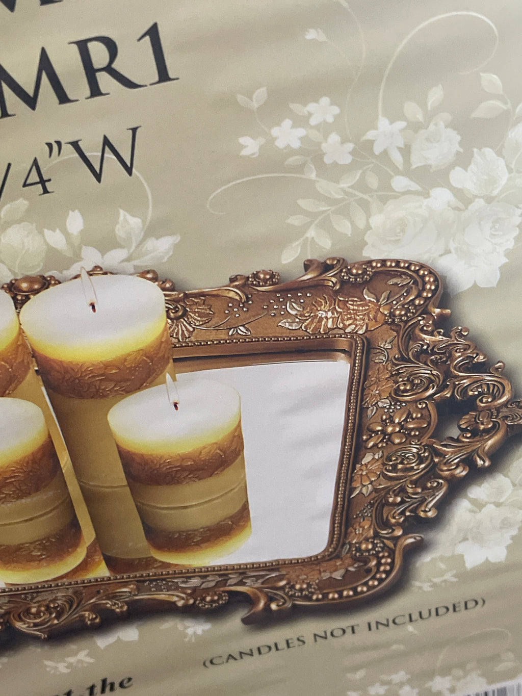 Victorian Rose Gold Mirror  Ok Lighting 4202Mr1