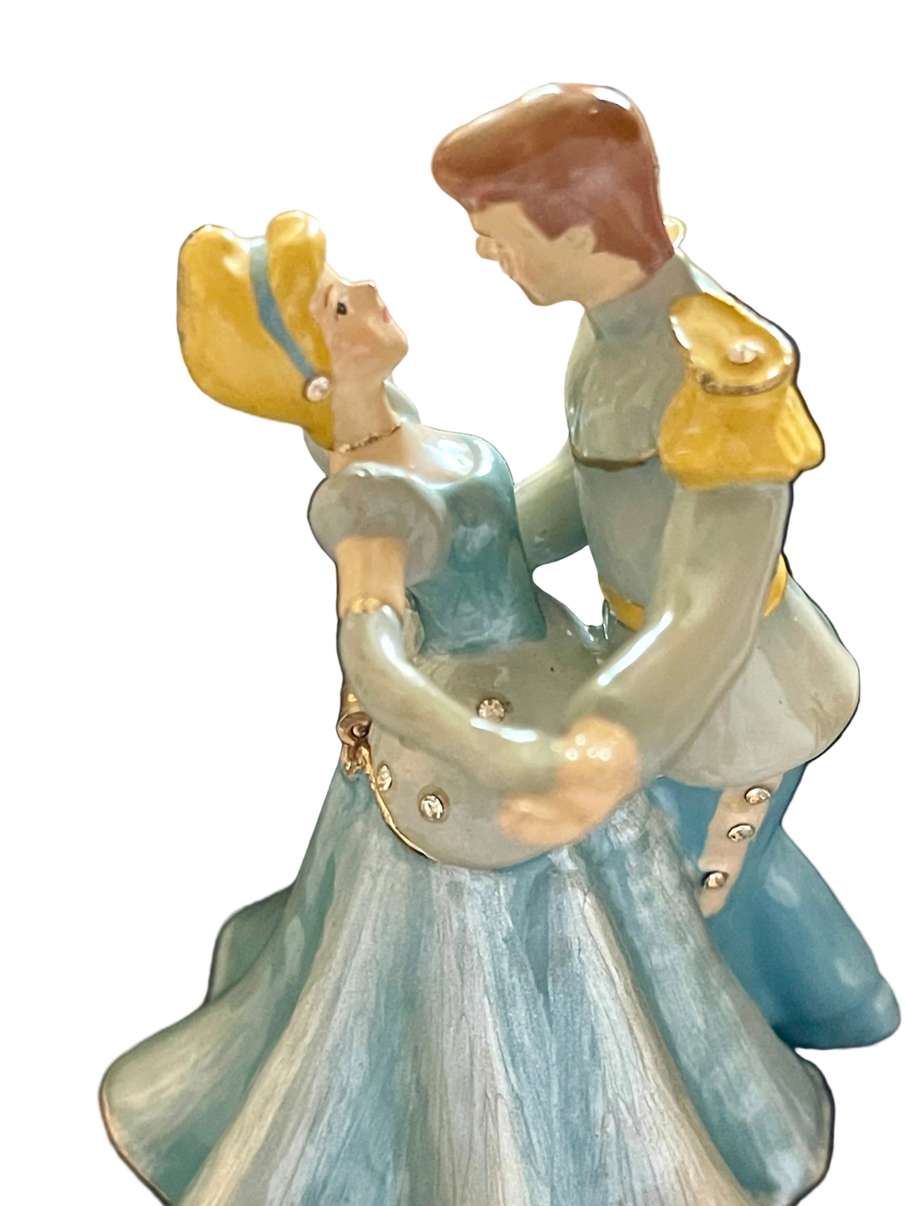 Disney Sleeping Beauty And Prince “Dancing Near Midnight” princess Aurora & Prince Phillip.
3.25”H