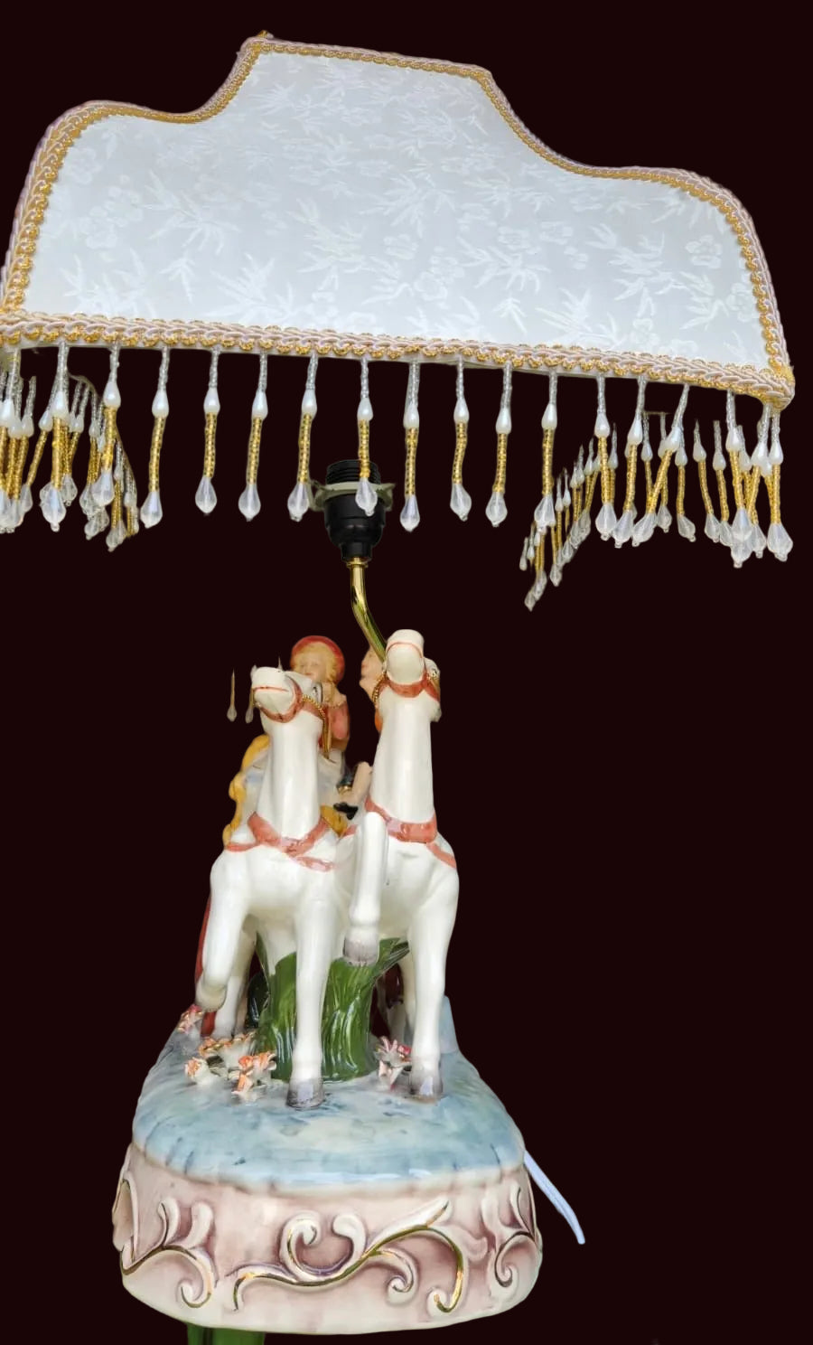 Capodimonte Royal carriage Table Lamp