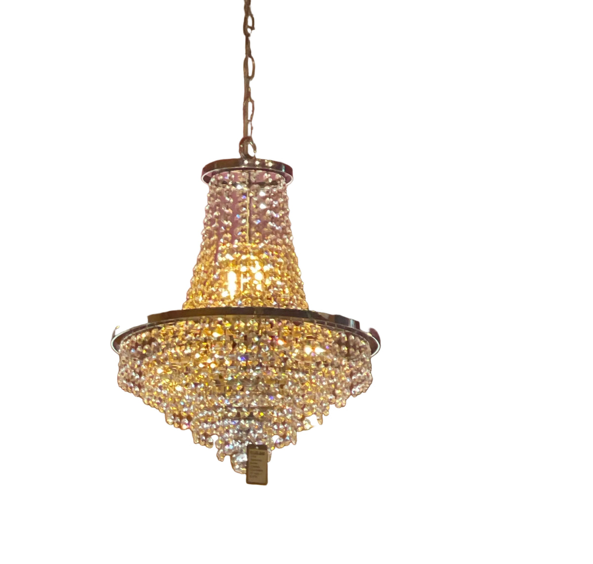 Glow lighting, high-quality crystal chandelier from USA