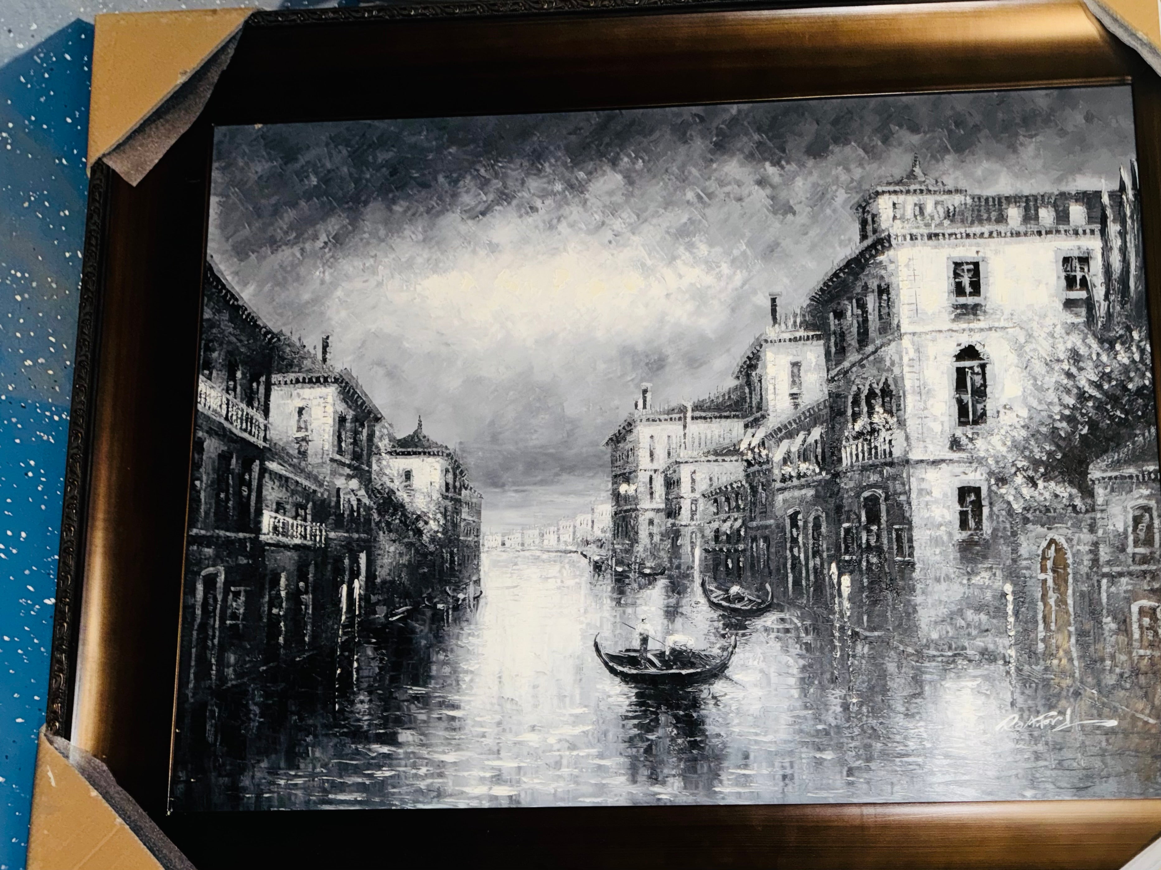 Large Canvas Painting Venice, City Of Romance City