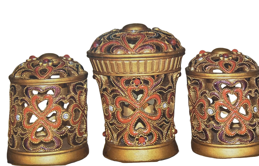 Baroque style canister