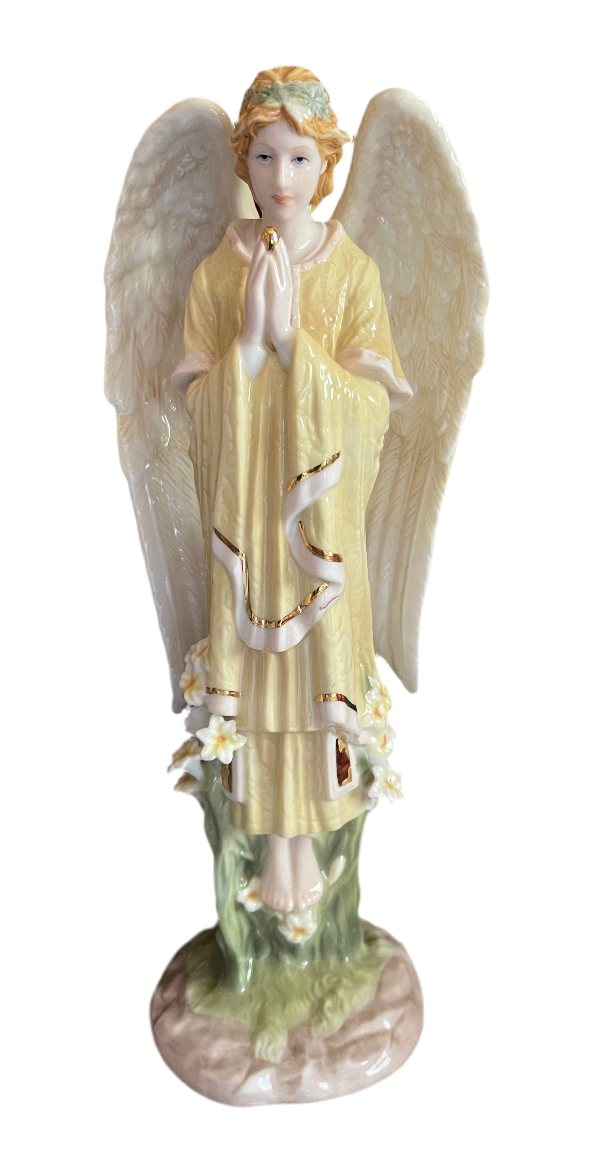 Angel Porcelain Sculpture 11'' H X 4''W