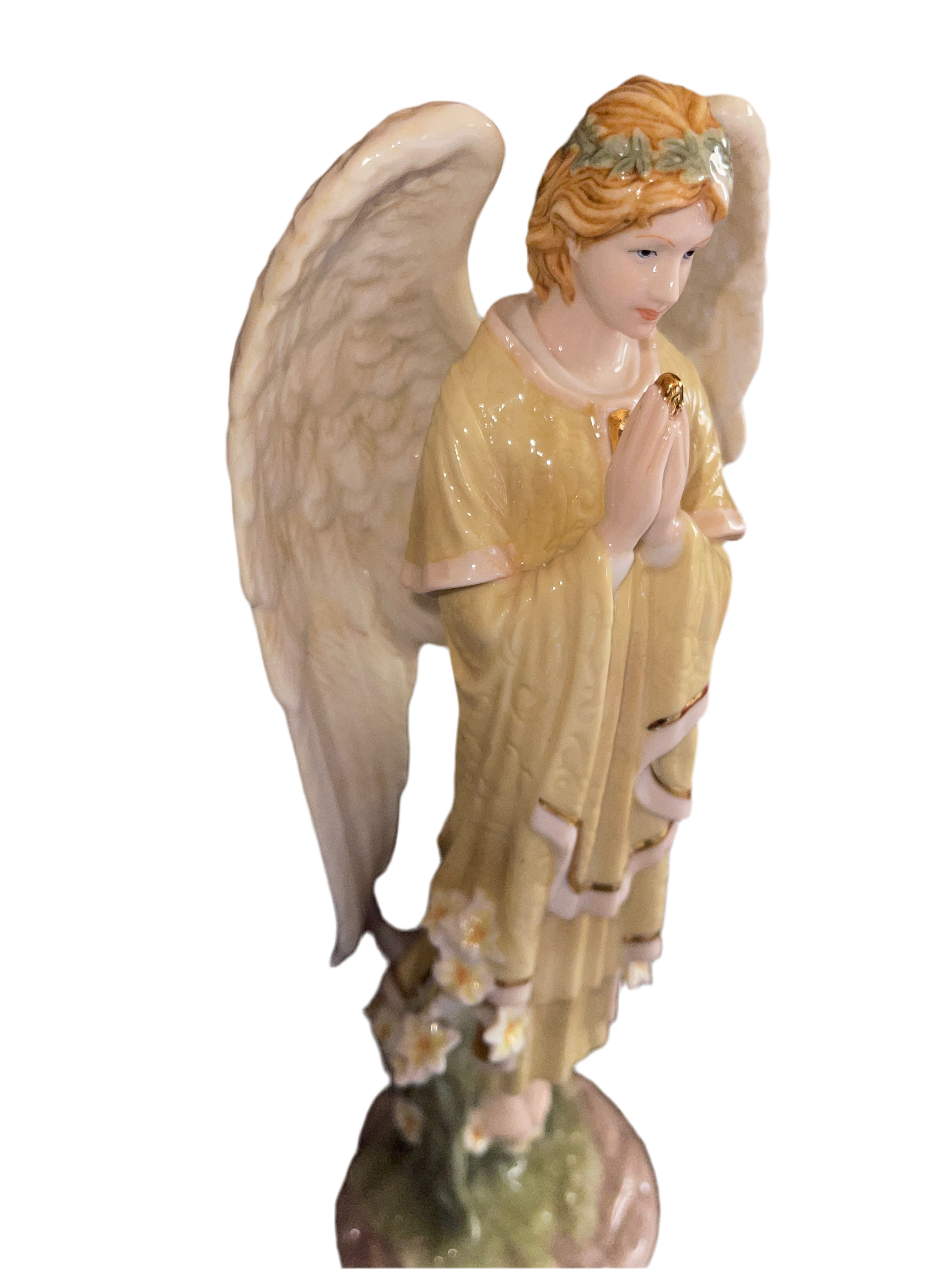 Angel Porcelain Sculpture 11'' H X 4''W