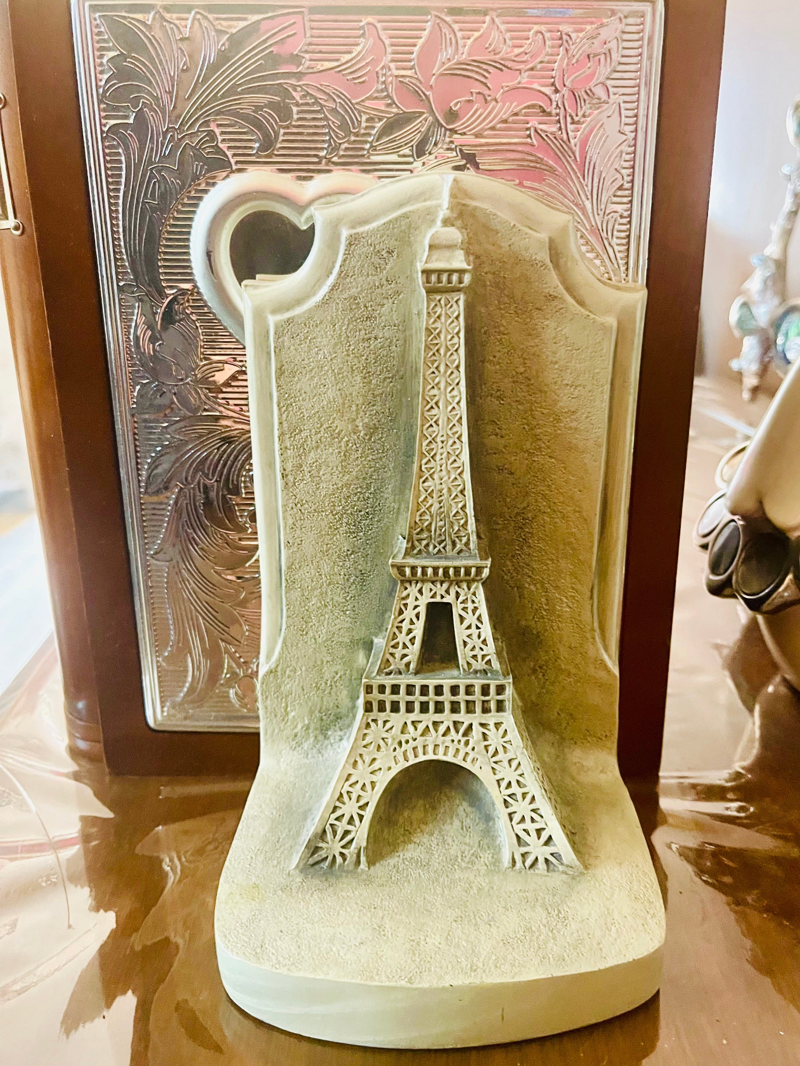 Paris, A Monument A Famous Eiffel Tower Book Holder 7.5''H X 4''W X 4''L