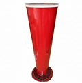 Red Lighted Pedestal By  Shlomi Haziza
