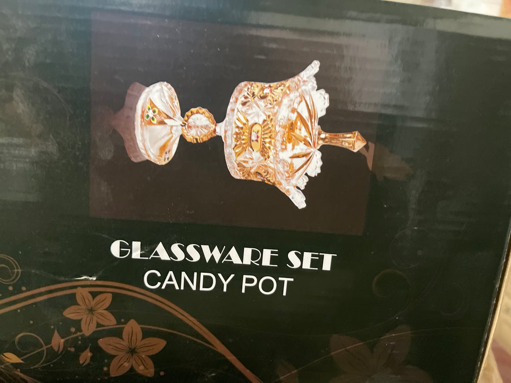Crystal candy, cookie and chocolate holder