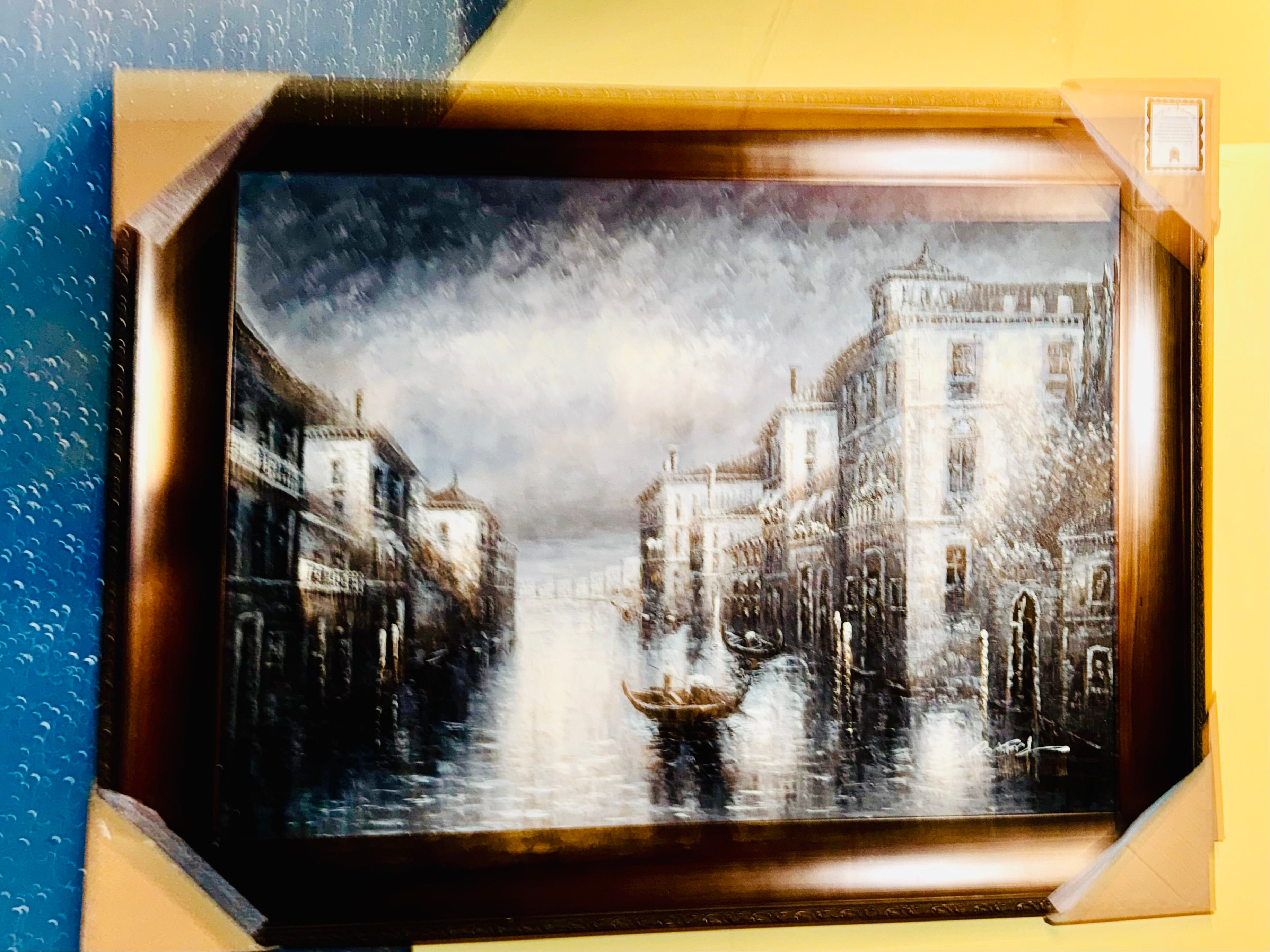 Large Canvas Painting Venice, City Of Romance City