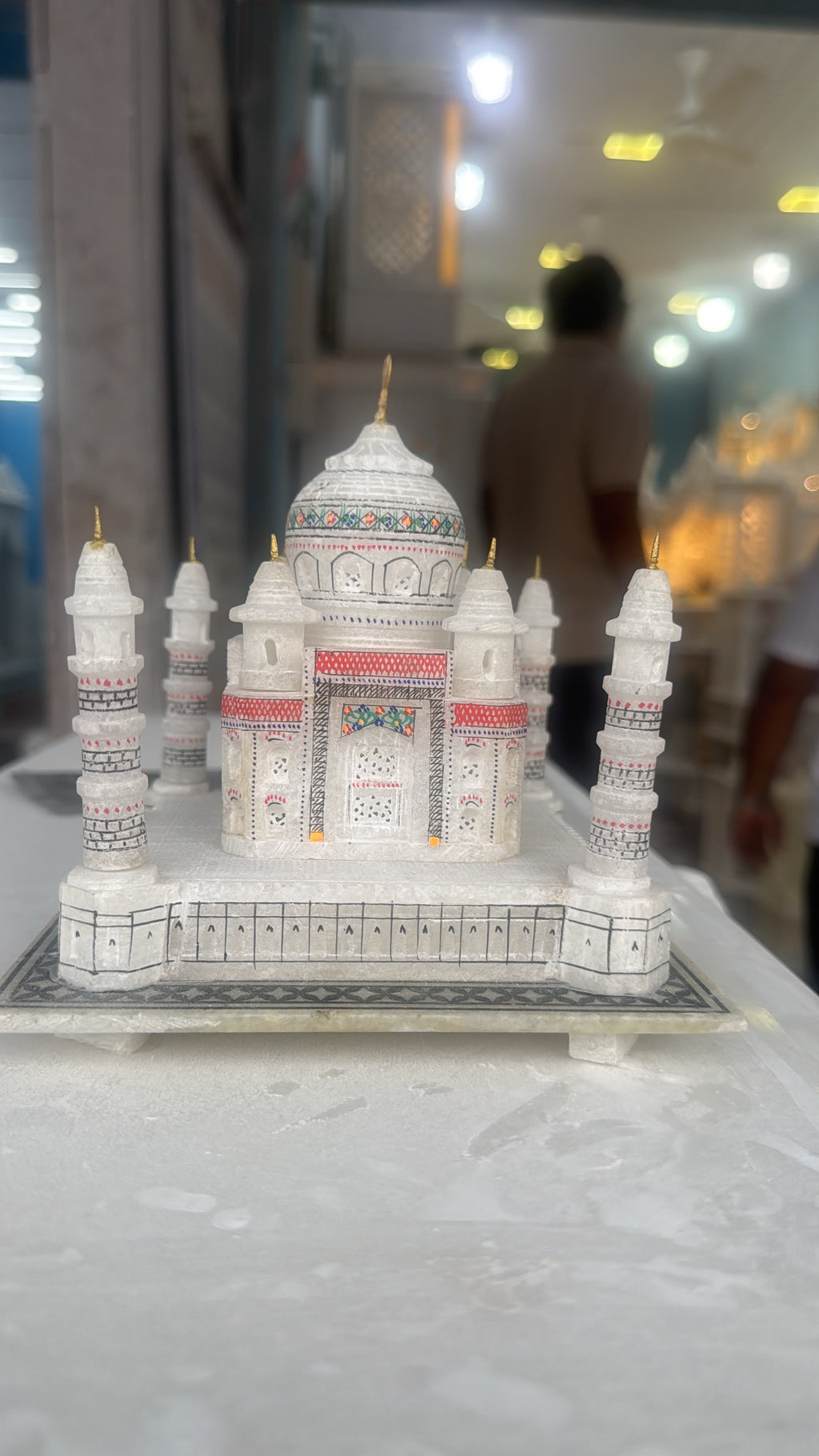Marble Taj Mahal, real Marble
