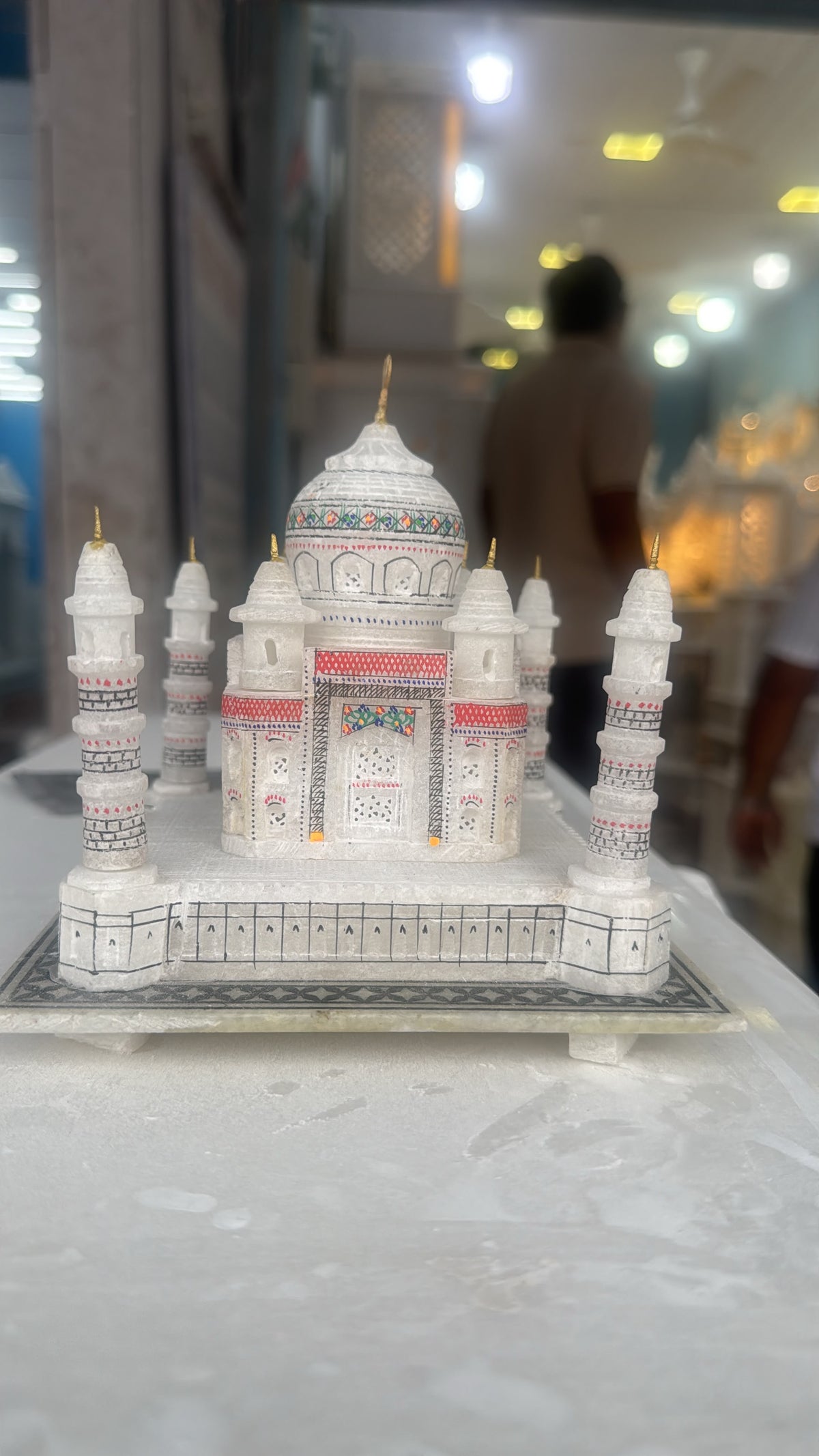 Marble Taj Mahal, real Marble