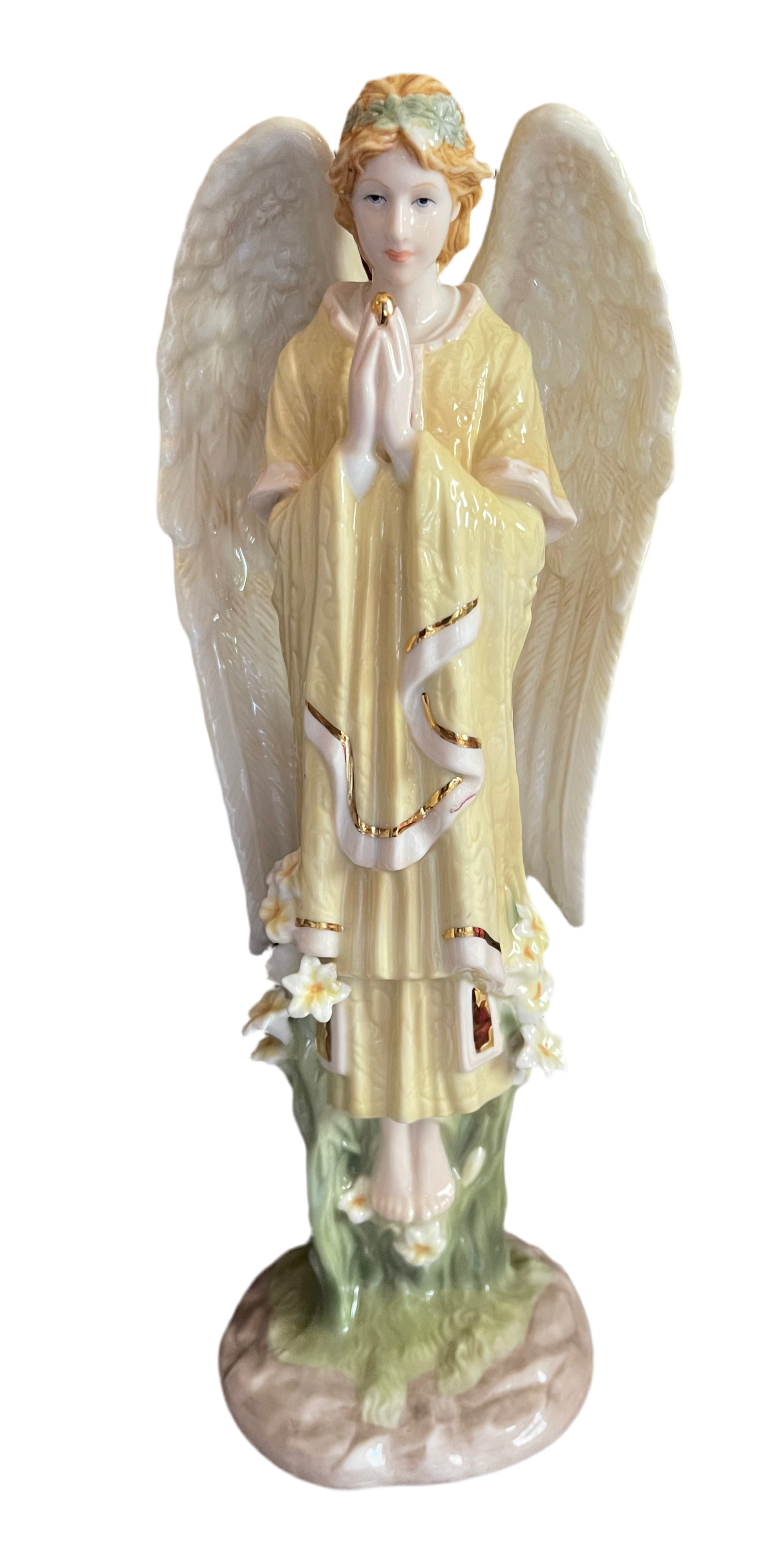 Angel Porcelain Sculpture 11'' H X 4''W