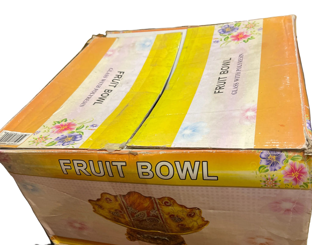 Fruit ball in gold and multicolored