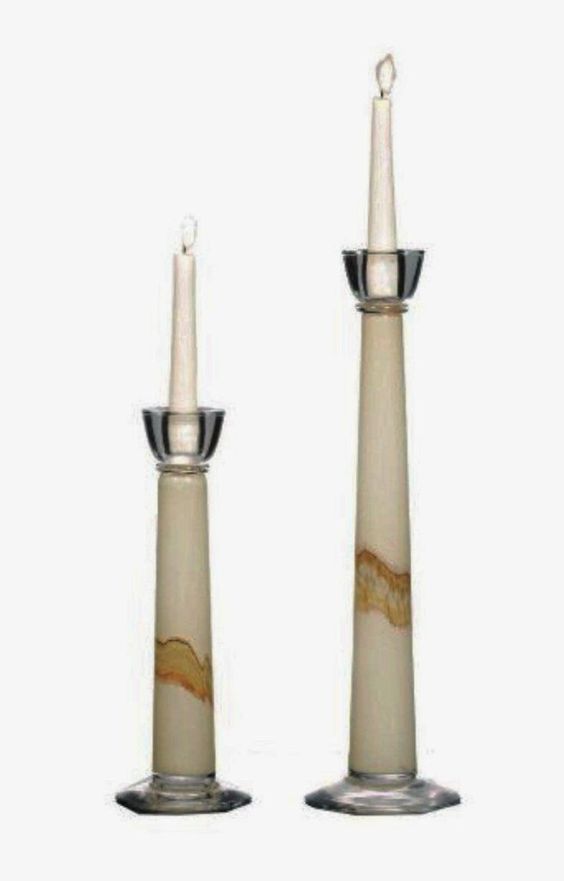 Glass Elegant Luxurious Candle Holder Set Ok-LG5903-21