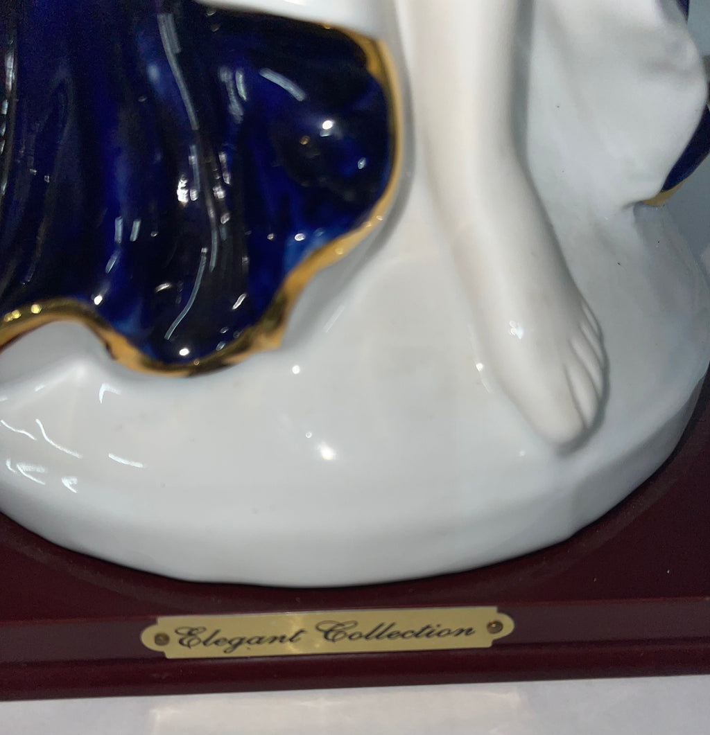 Girl In Blue ceramic figure sculpture Spain