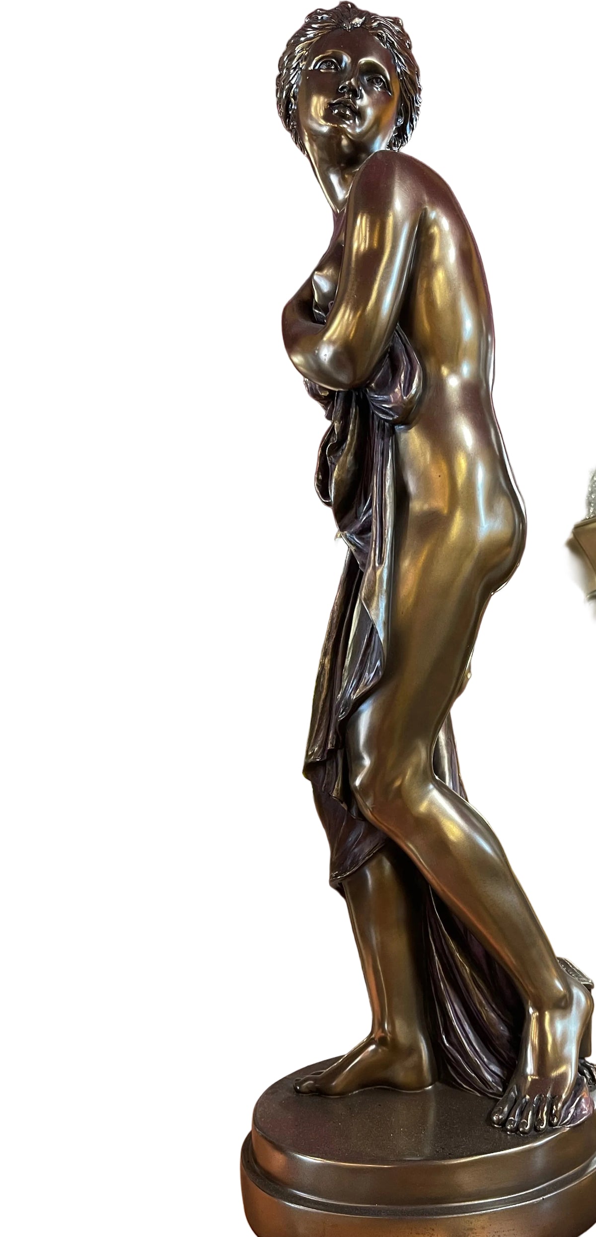 Nude headless greek and roman female venus torso statue