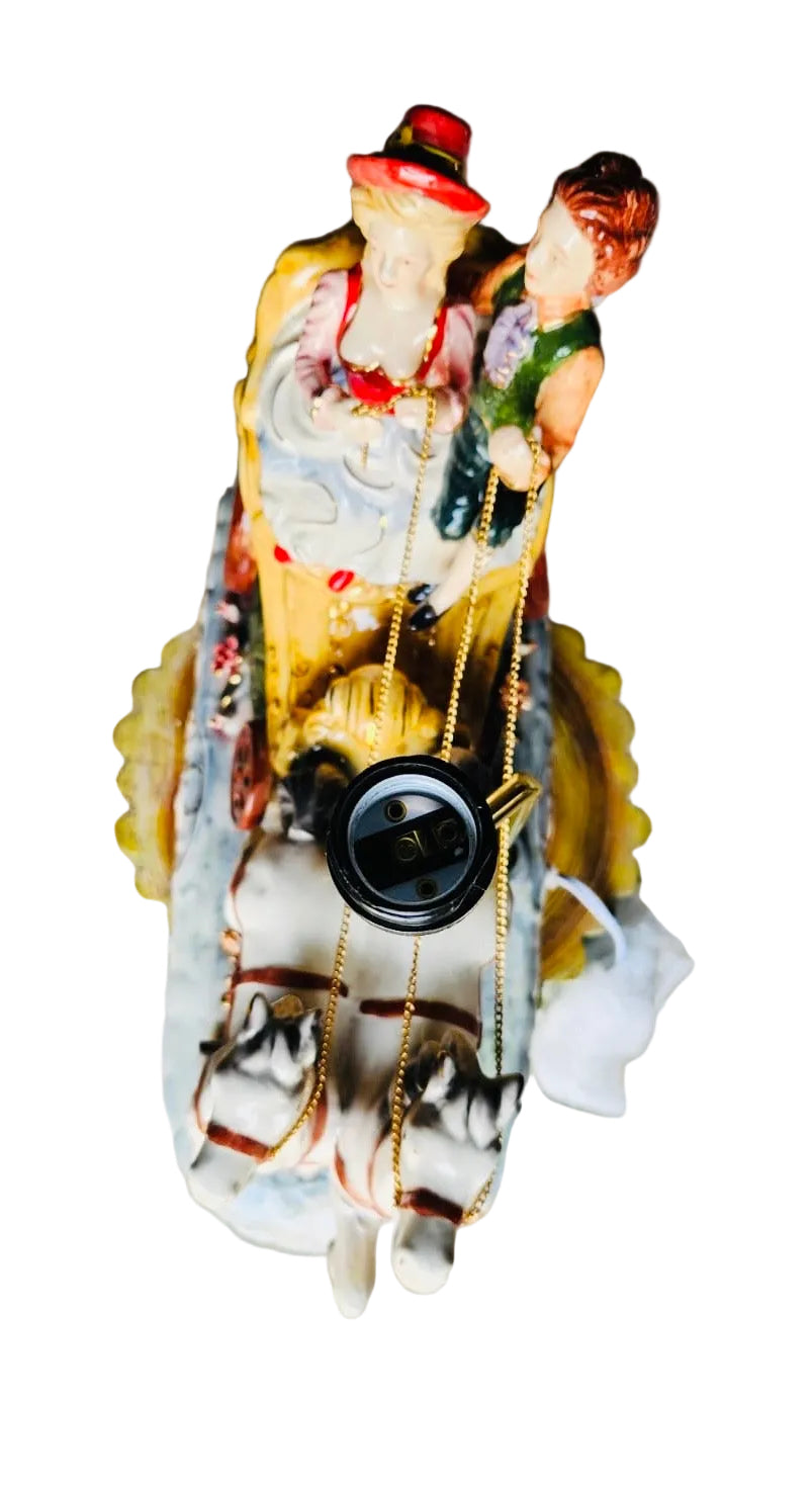 Capodimonte Royal carriage Table Lamp