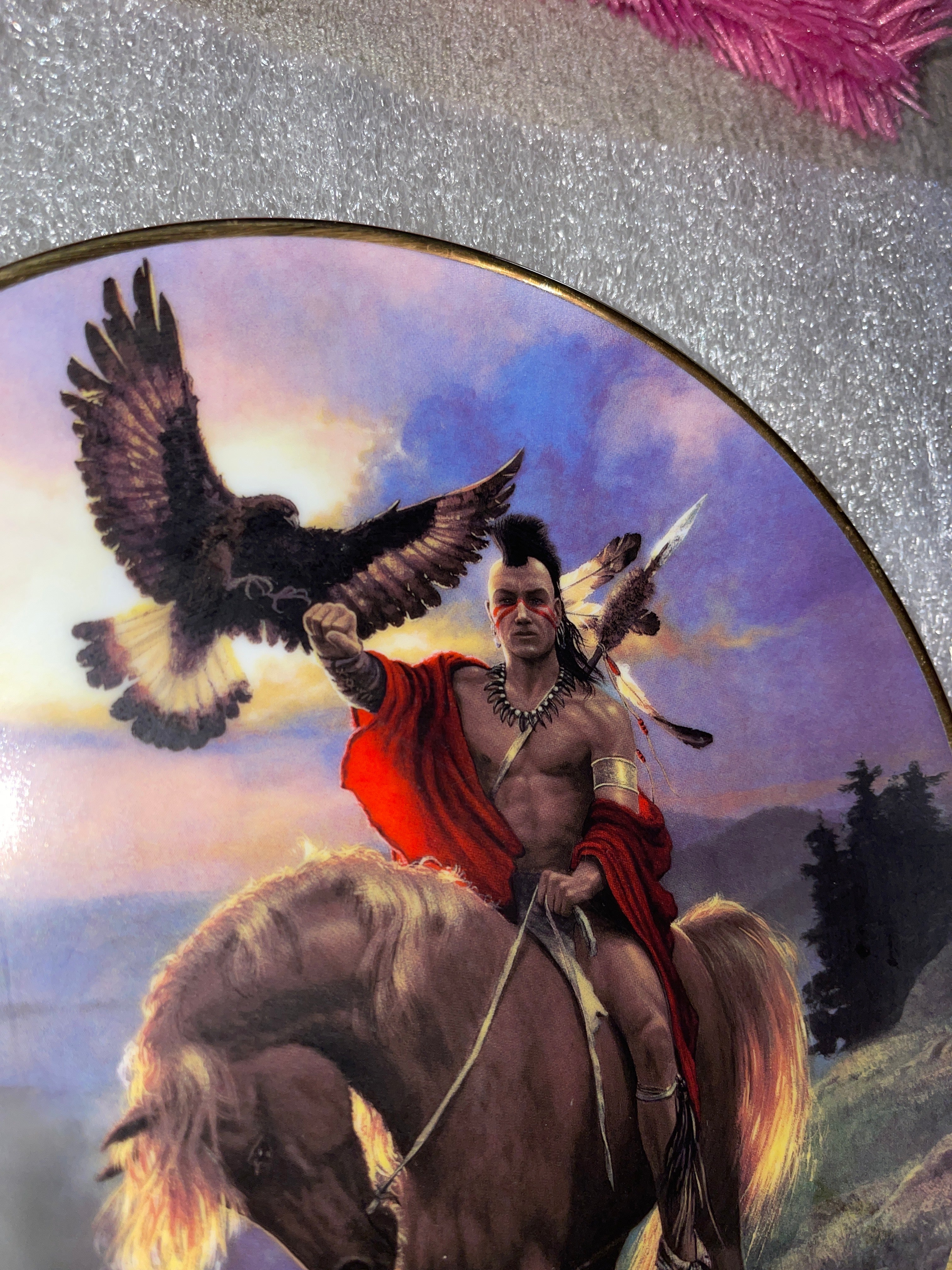 Native American Plate Spirit Of The East Wind Franklin Mint