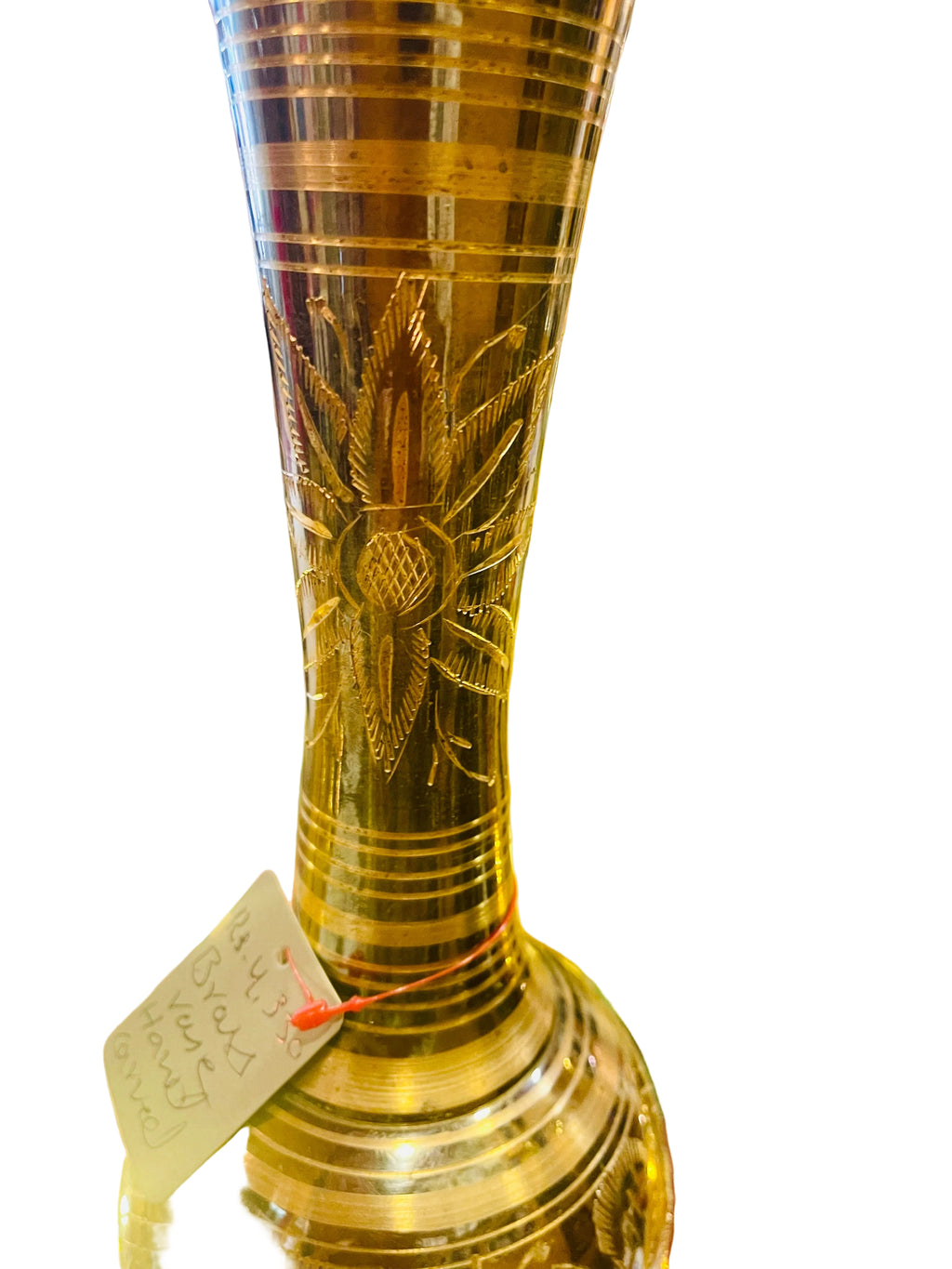 Real brass handcrafted flower vase