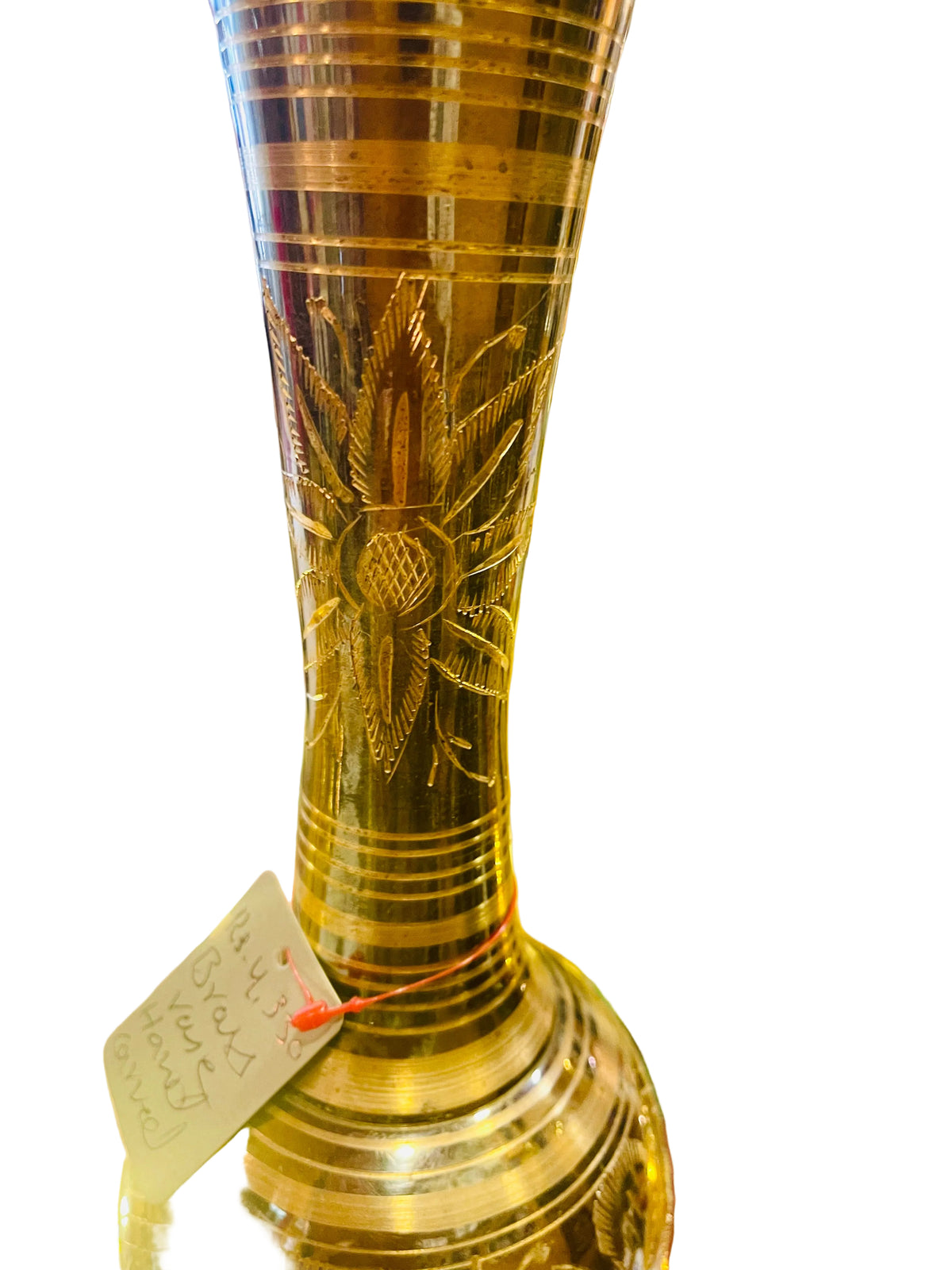 Real brass handcrafted flower vase