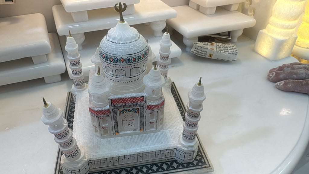 Marble Taj Mahal, real Marble