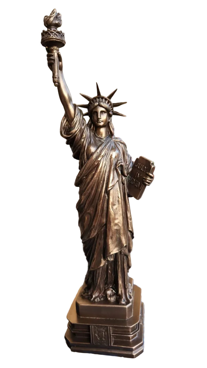 The Statue of Liberty Cold Cast Bronze Sculpture Figurine