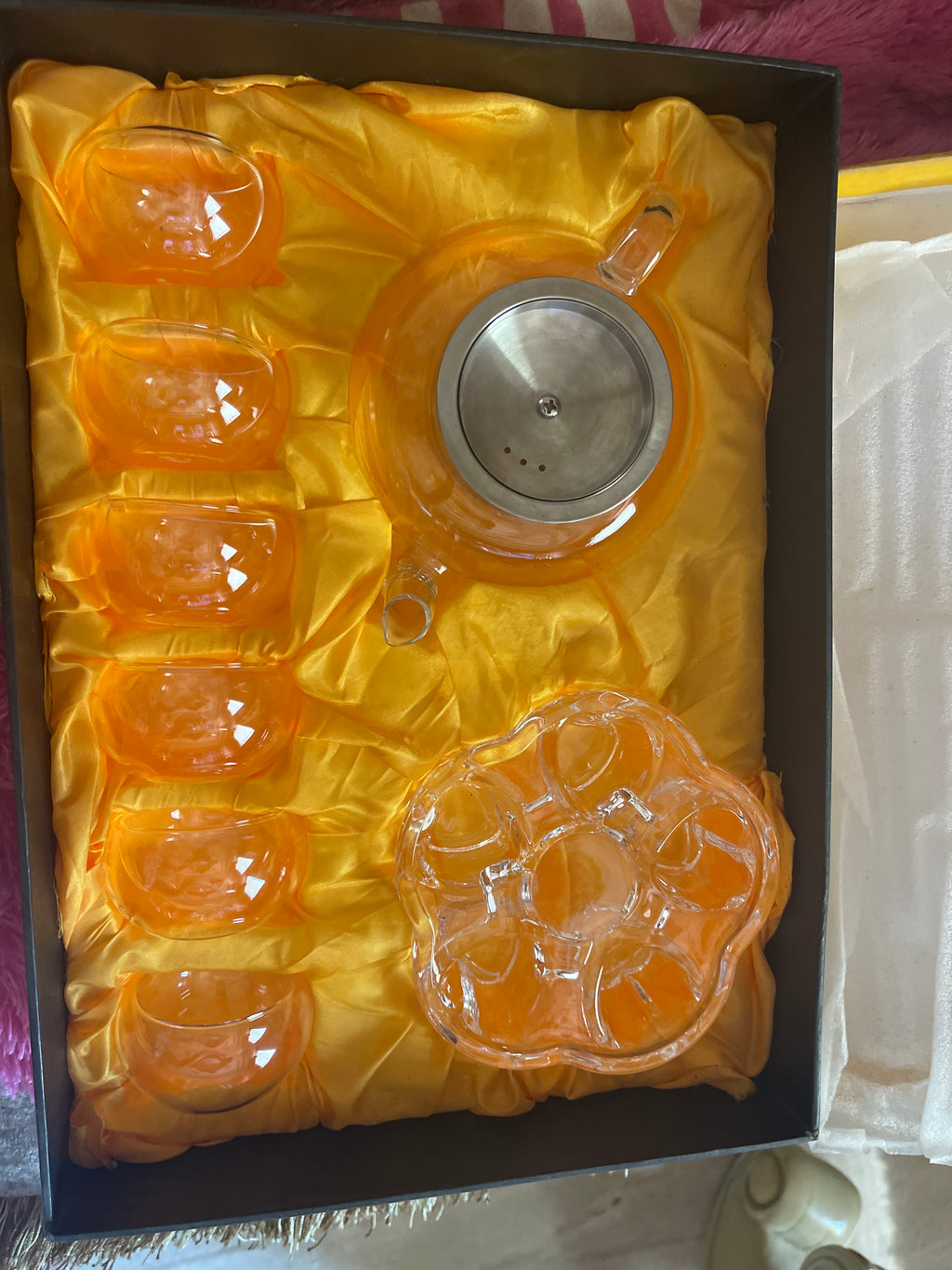 Exquisite Tea Service Glass Tea Pot Set