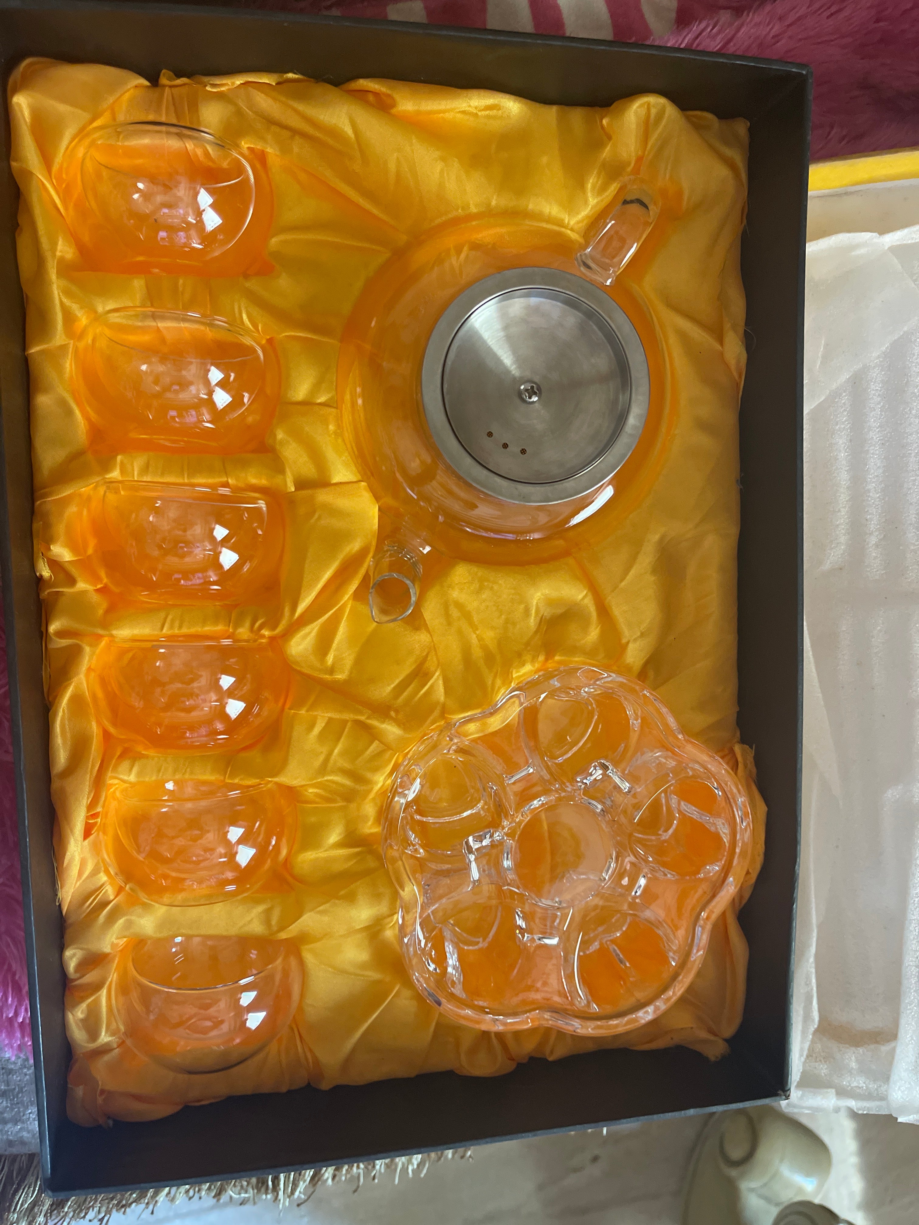 Exquisite Tea Service Glass Tea Pot Set