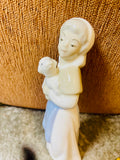 Lladro Women with baby goat