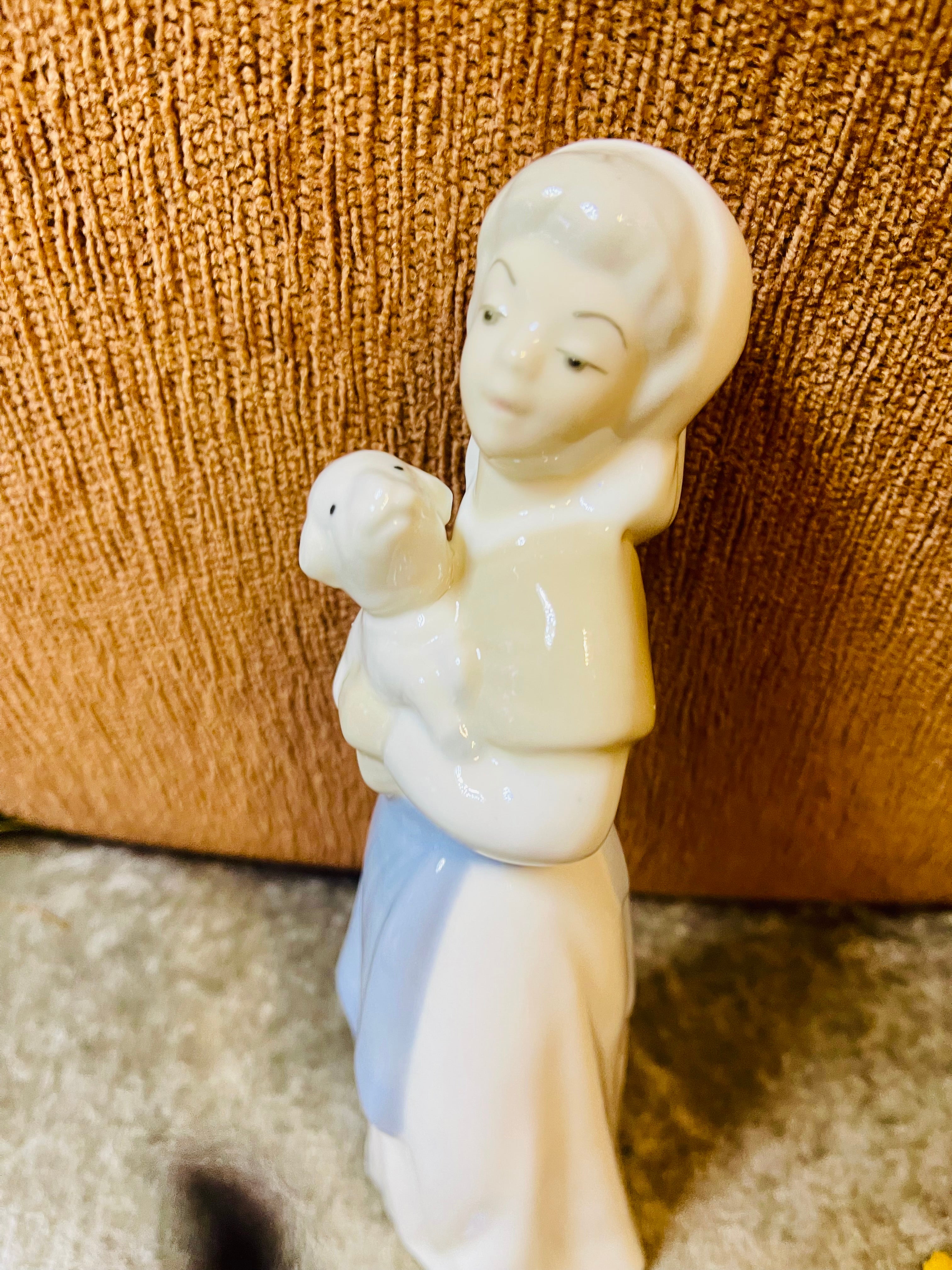 Lladro Women with baby goat