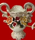Ceramic Replicate Of Capodimonte Vase