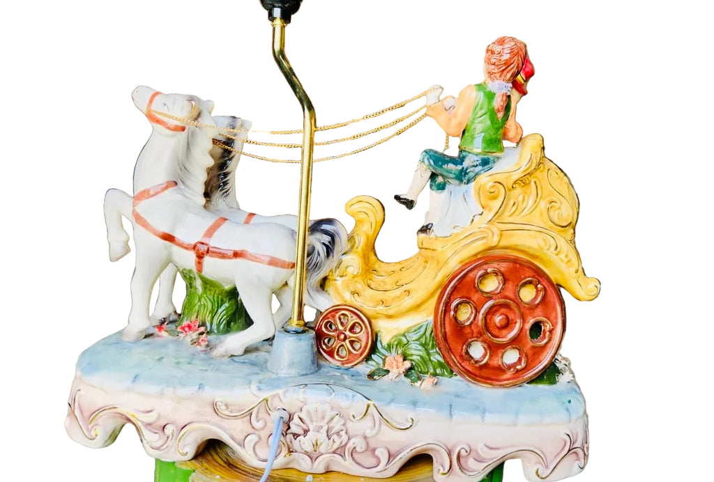 Capodimonte Royal carriage Table Lamp