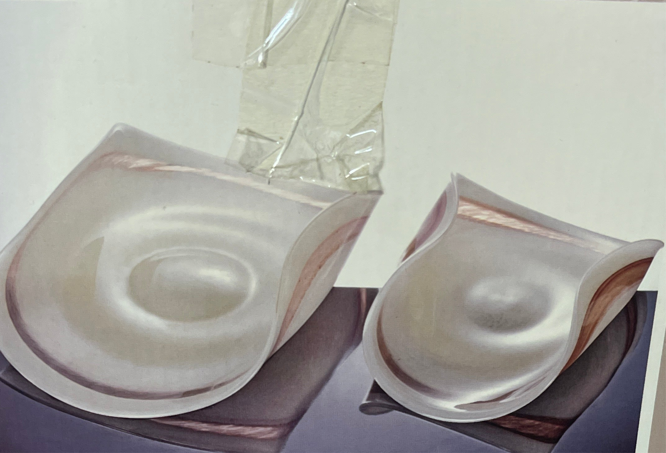 Glass Decorative Fruit Plates Set Ok-LG5702-21