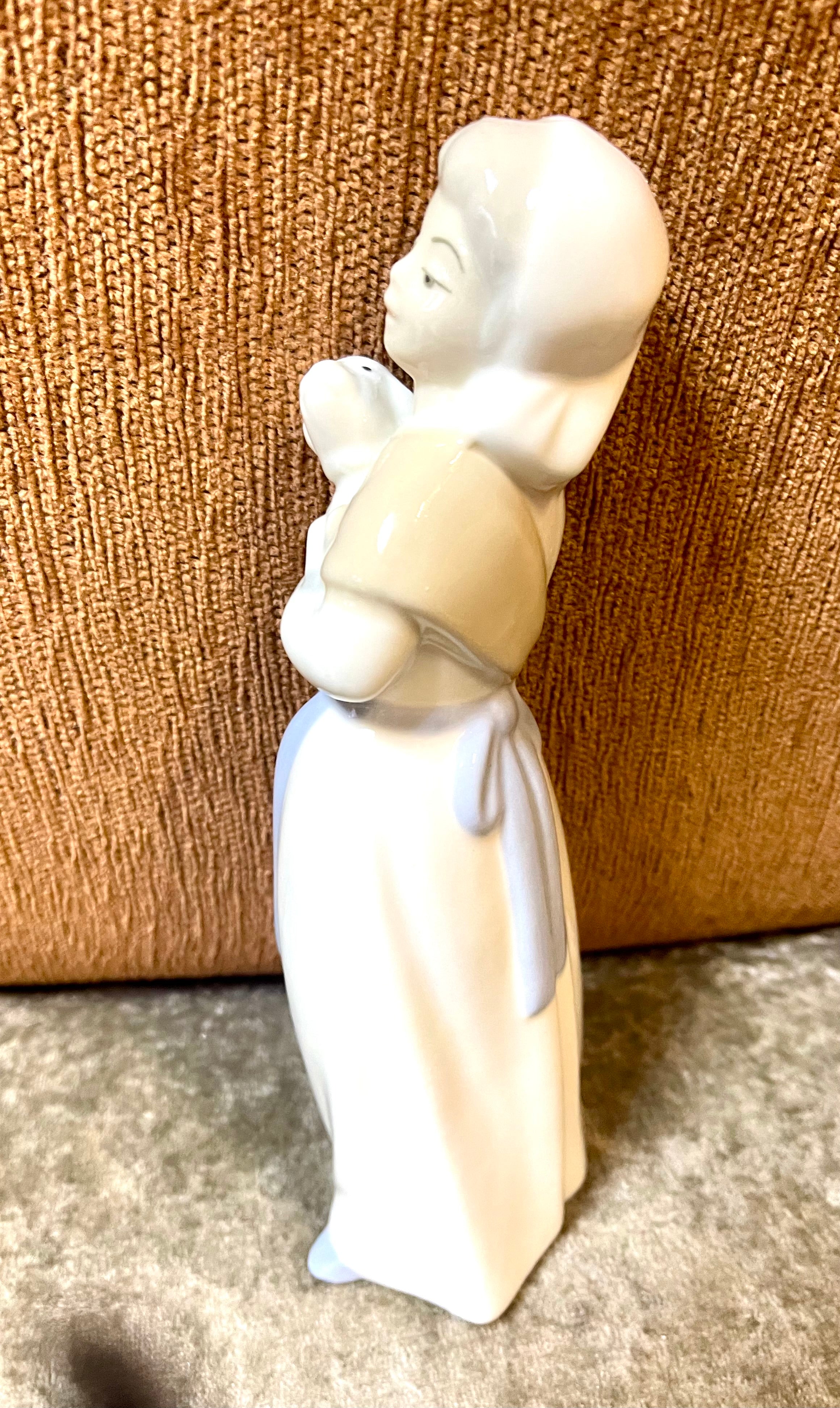 Lladro Women with baby goat