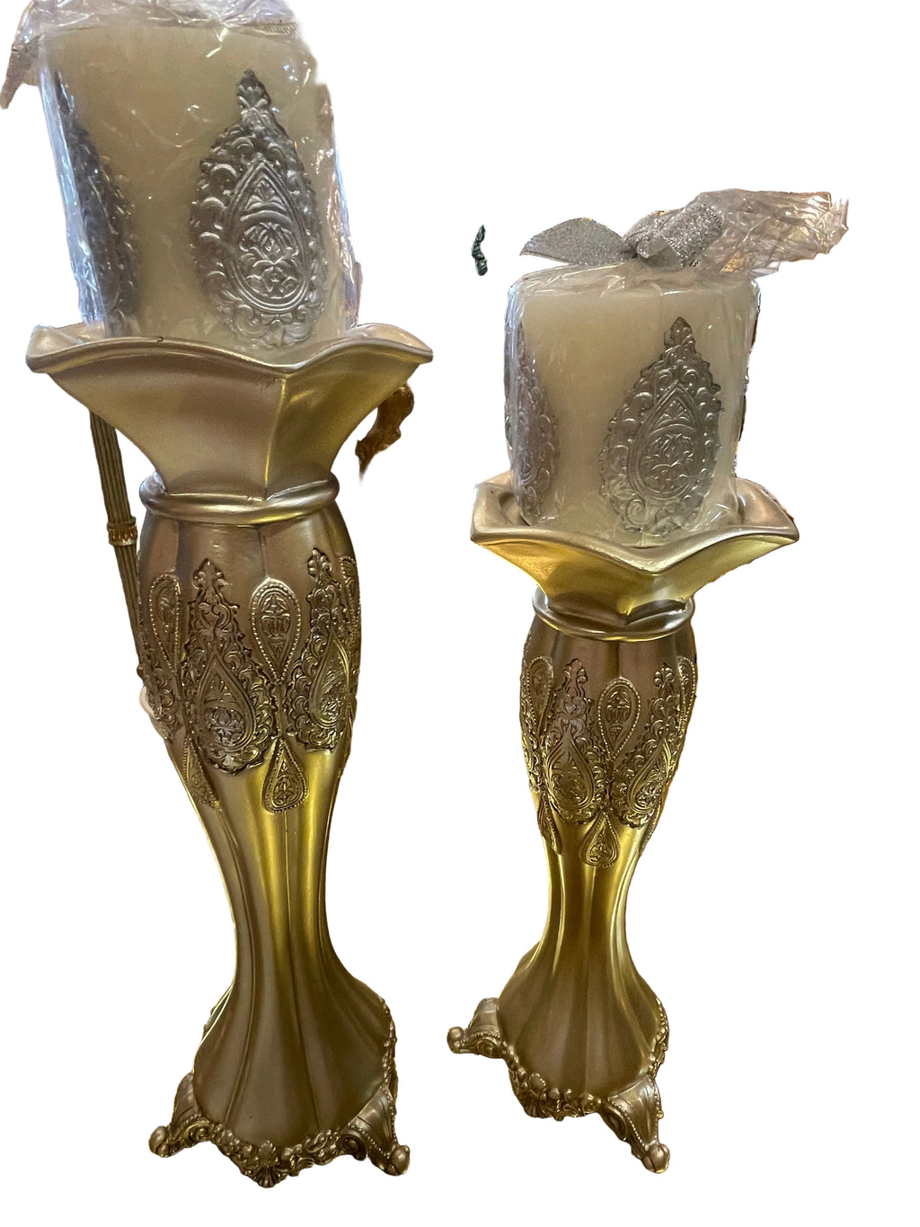Ok Lighting champagne candle holder