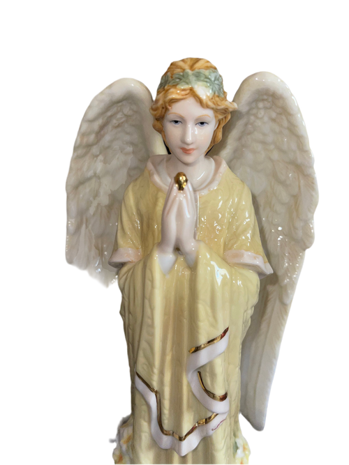Angel from the heavens in porcelain