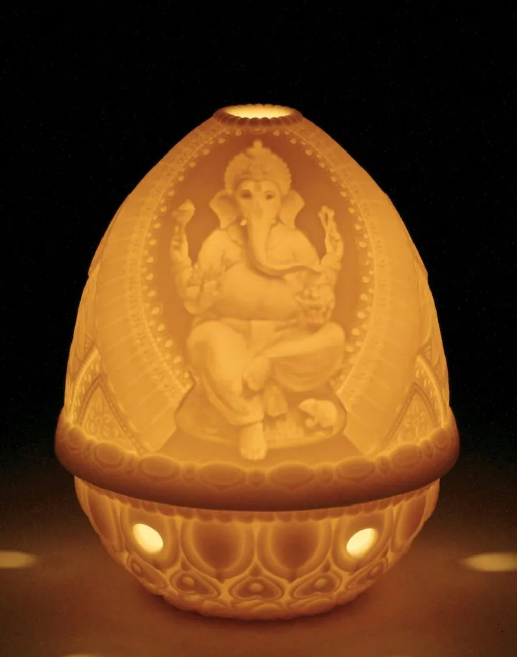 Lladro Usa Ganesha Lithophane
