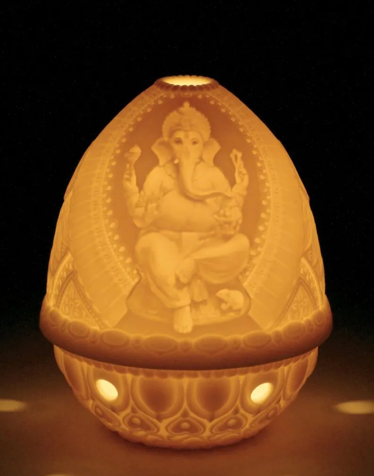 Lladro Usa Ganesha Lithophane