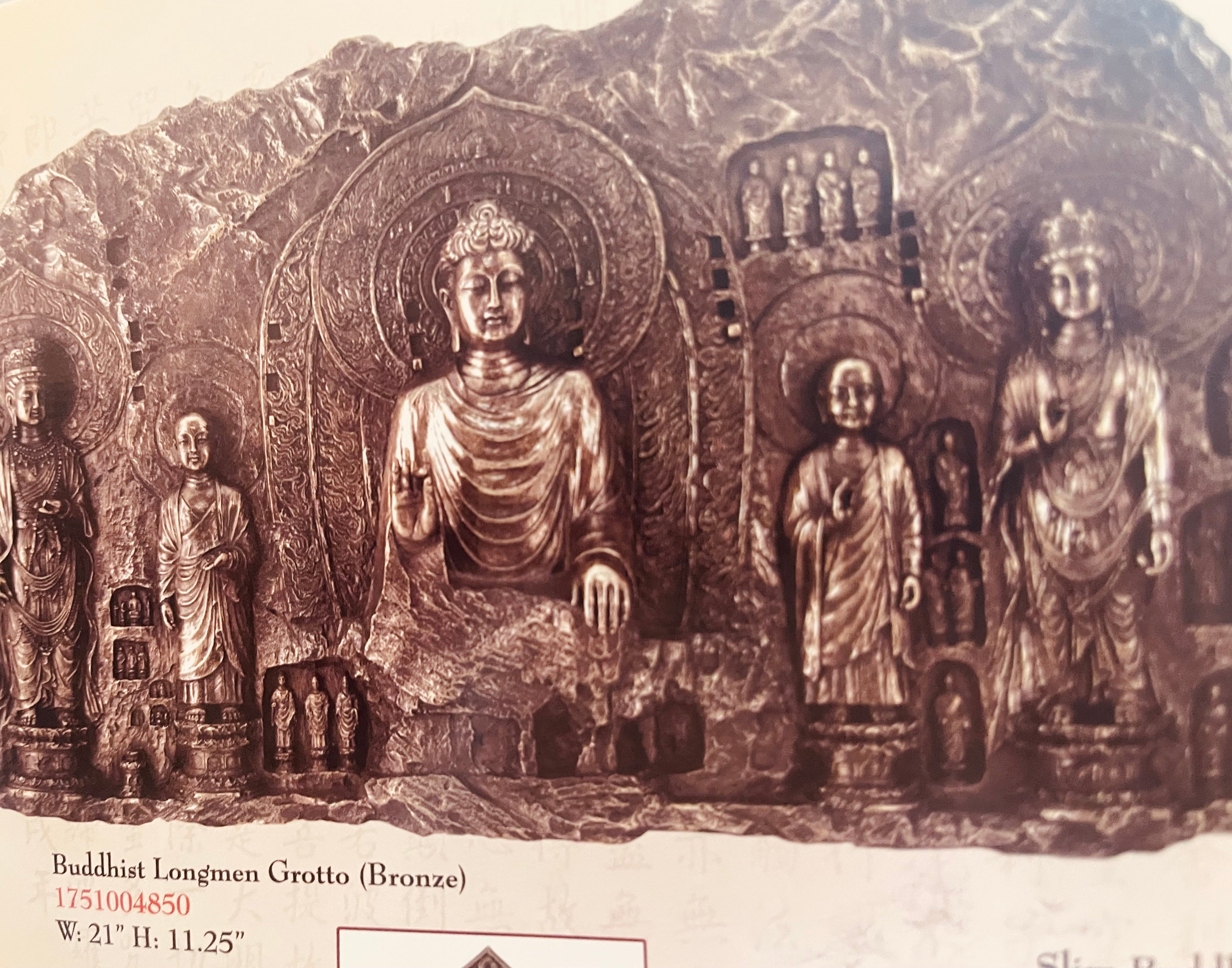 Buddhist Long men Grotto (Bronze)