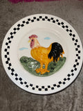 Lillian Vernon Rooster Plate Retired And Extremely Rare