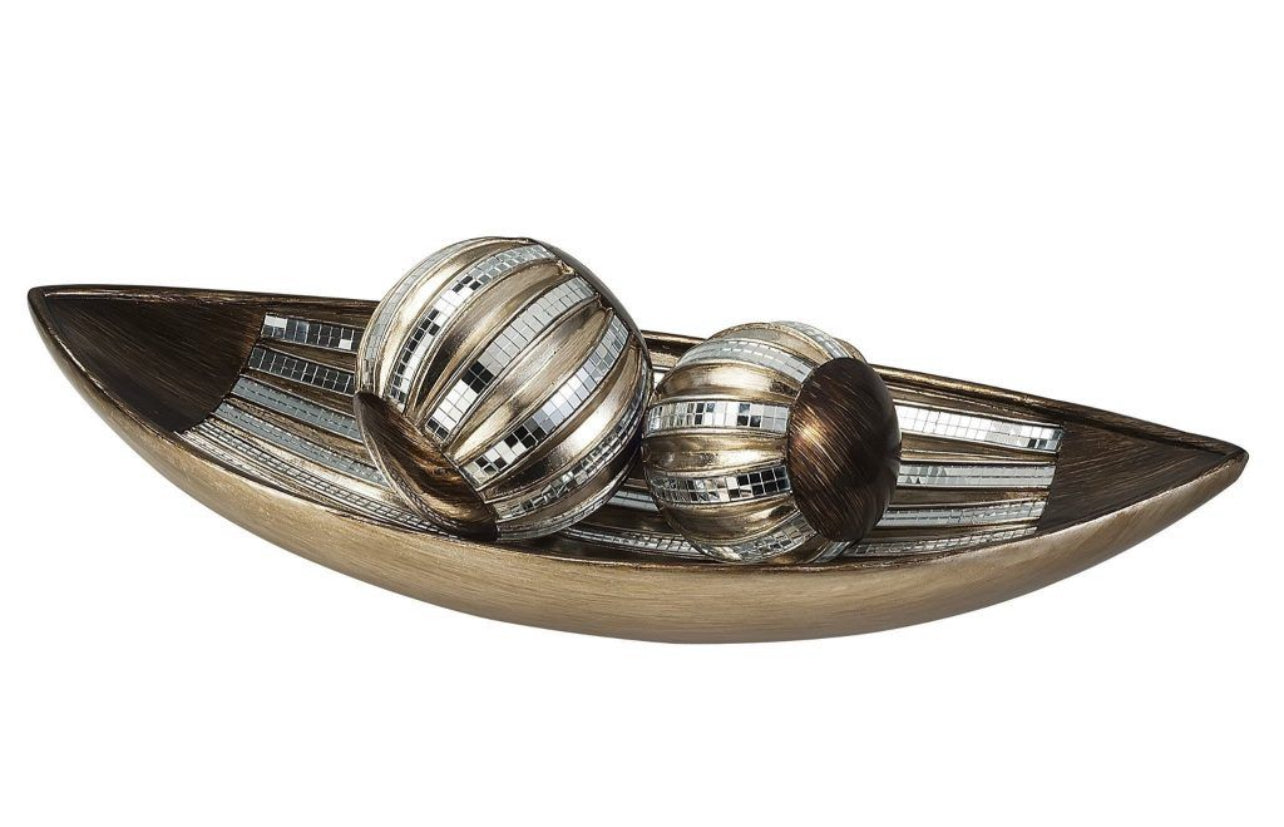Dubai Tiles Decorative Bowl With Spheres Ok Lighting 21''