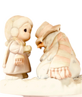 PRECIOUS MOMENTS We're Going To Miss You 524913 Girl w Snowman